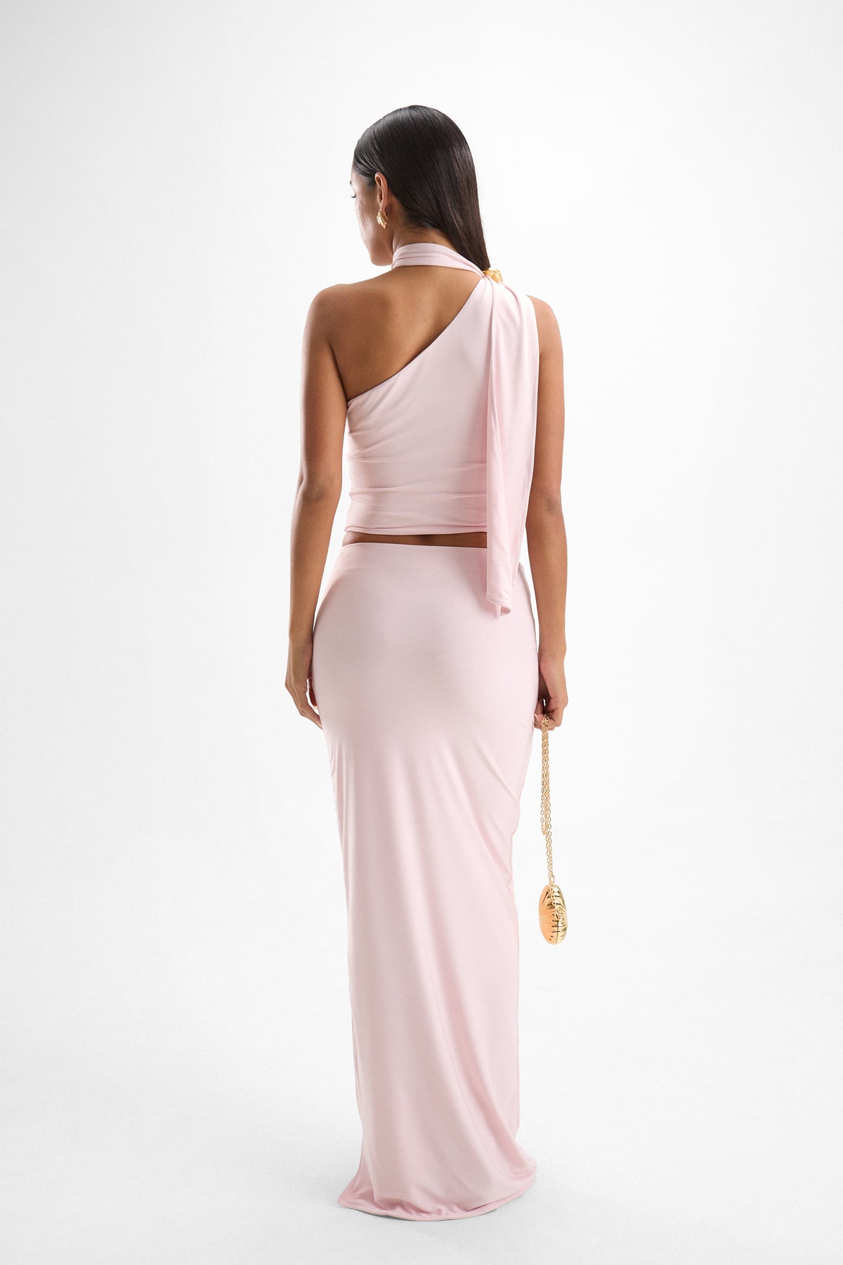 Reverie Halo Maxi Skirt - Petal Pink