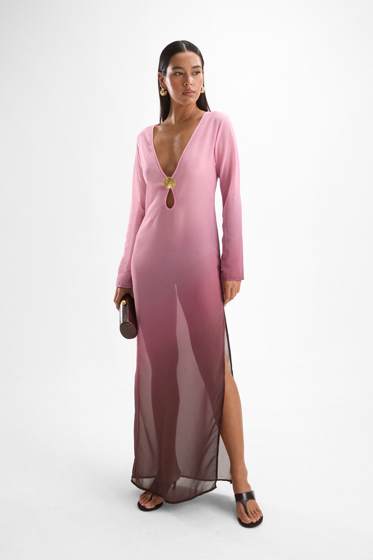 Hotline Seashell Dress - Eclair