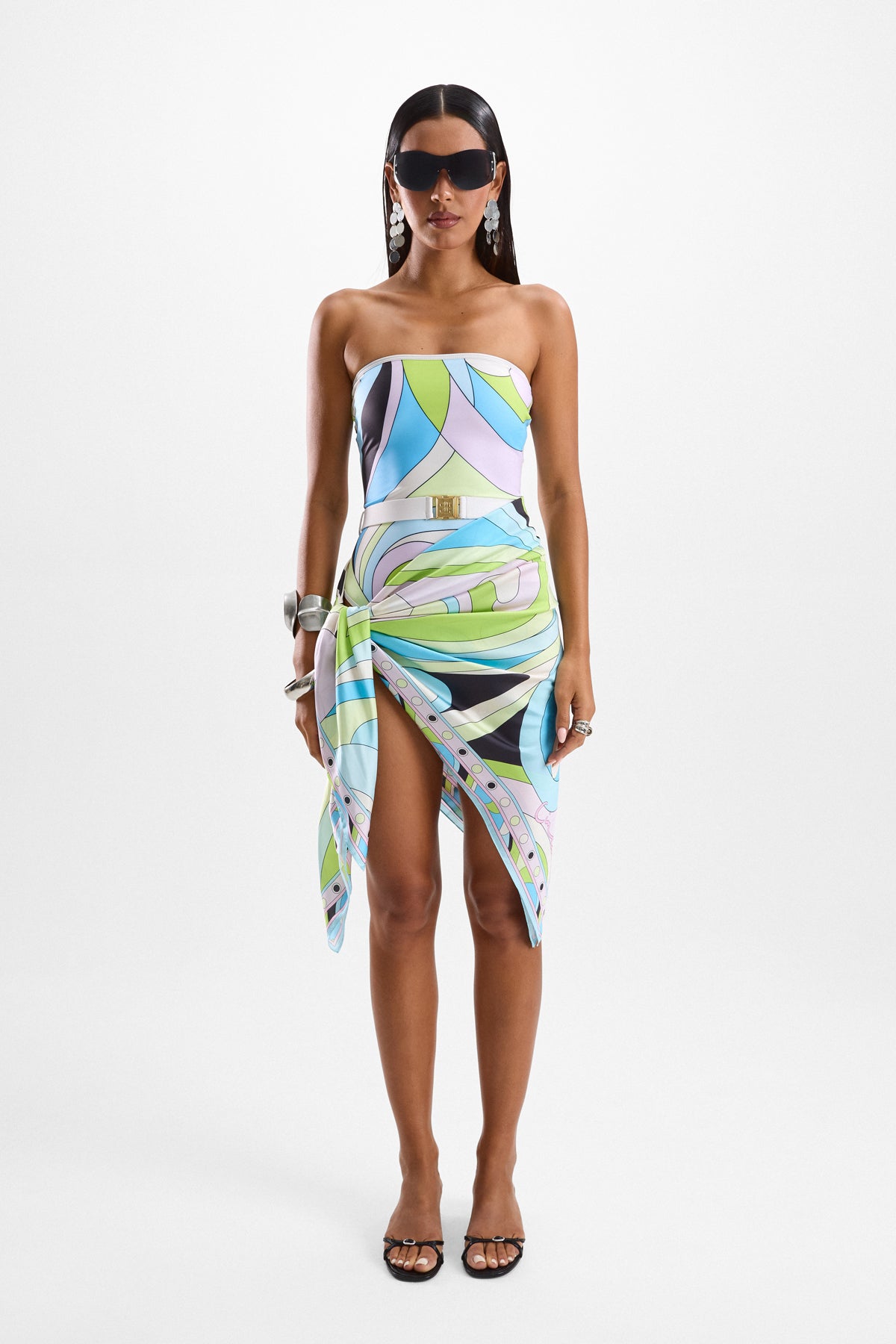 Square Scarf - Mars Blue