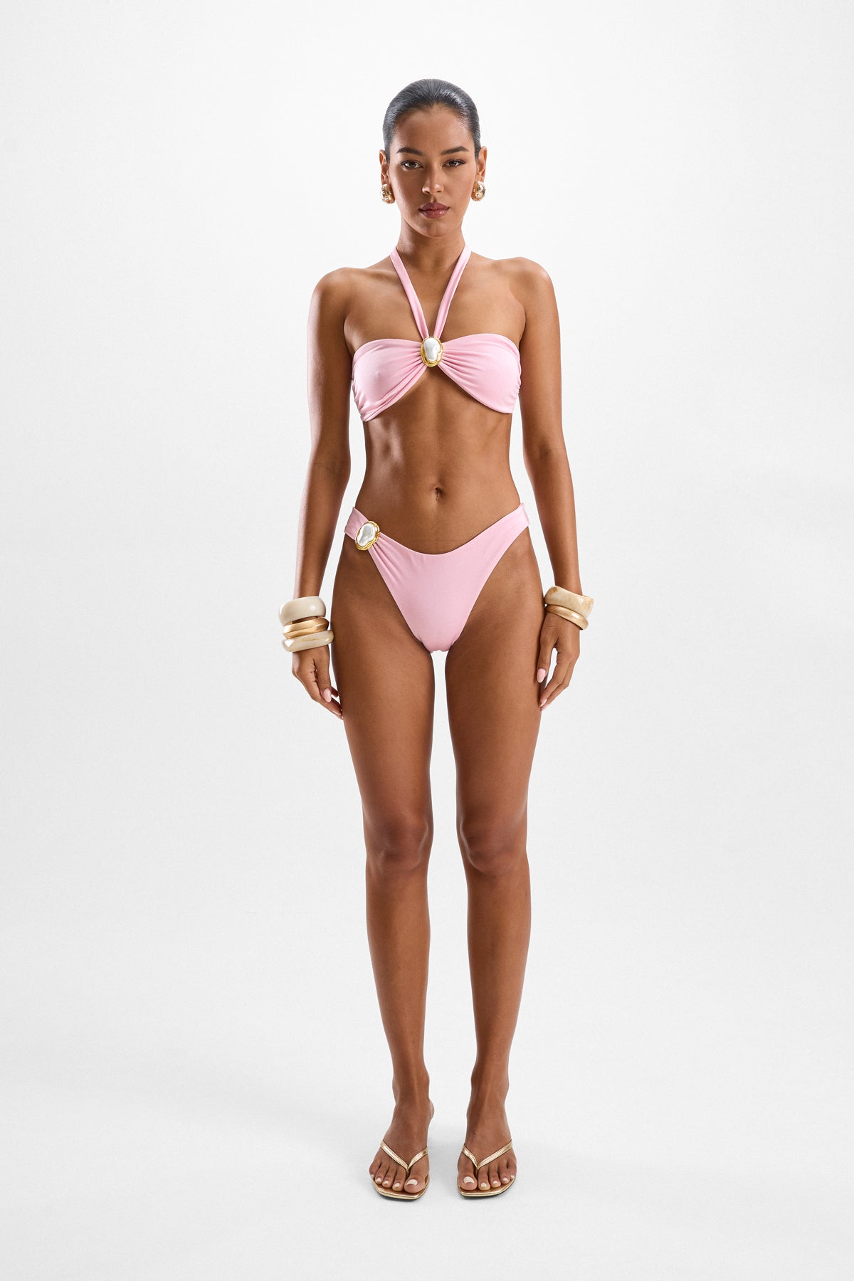 Coast Moonstone Bandeau Top - Ballet Pink