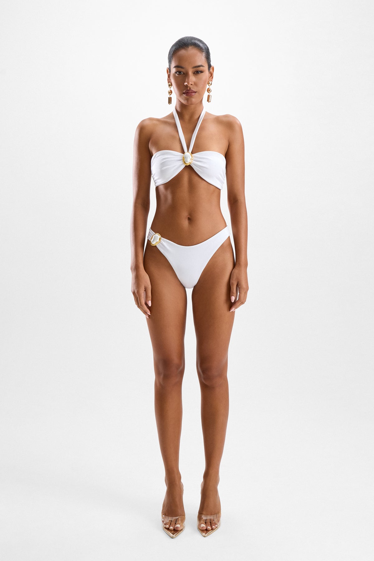 Coast Moonstone Bandeau Top - Pearl