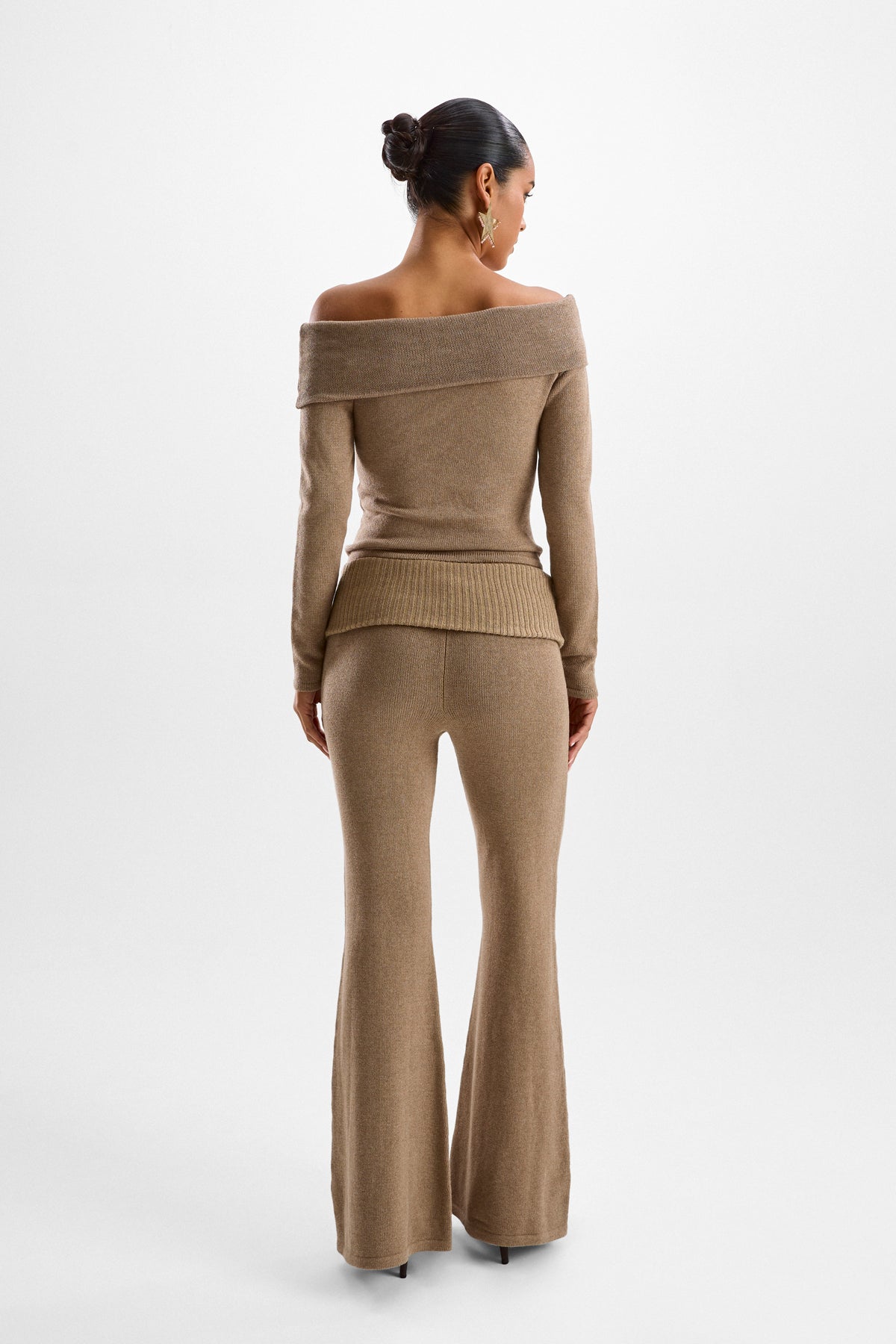 'Fawn' Knit Top - Mocha