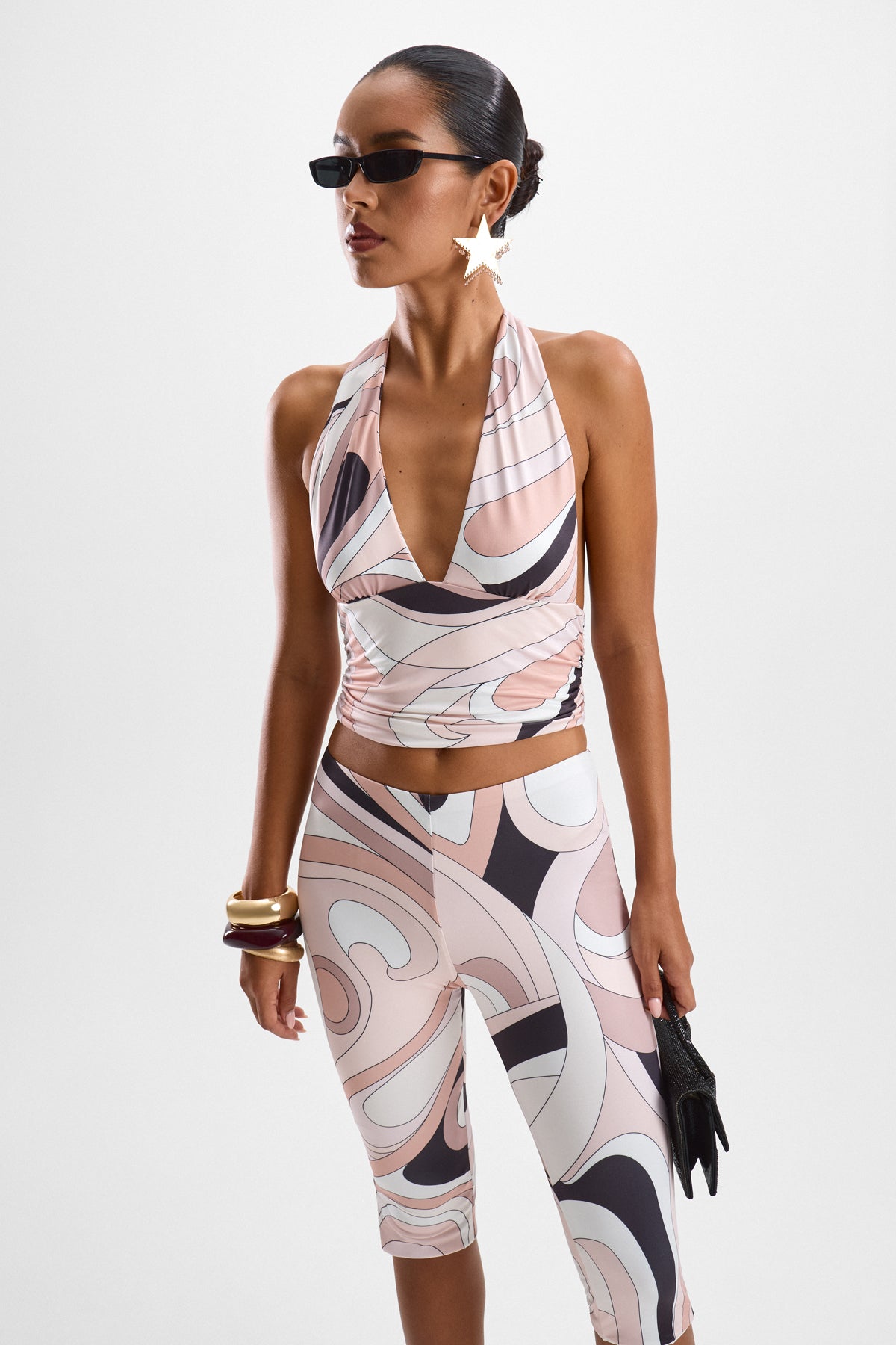 Audrey Capri Pants - Mars Beige