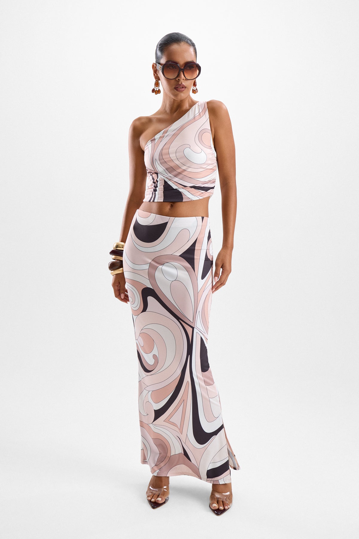 Cleo Cropped Top - Mars Beige