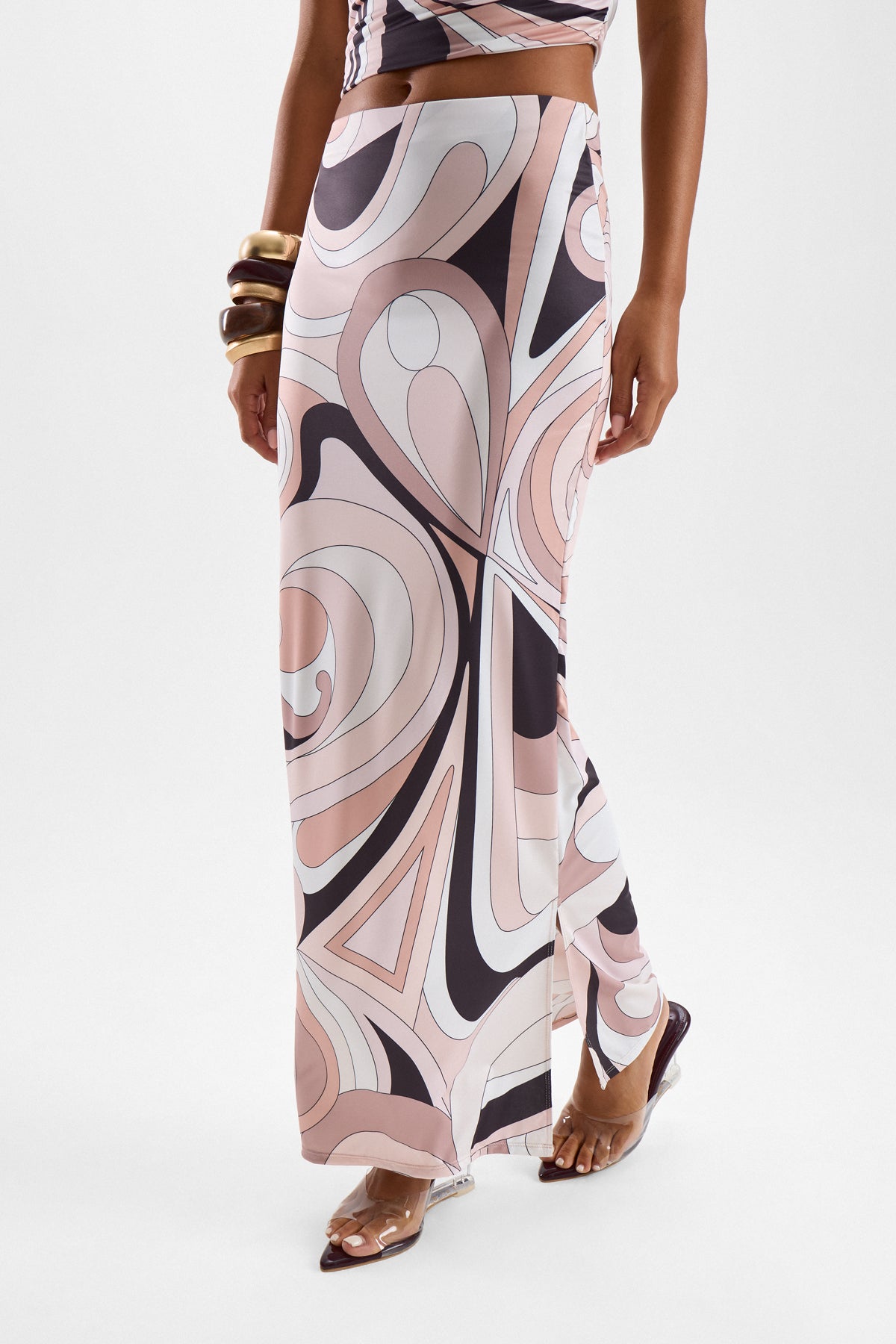 City Maxi Skirt - Mars Beige
