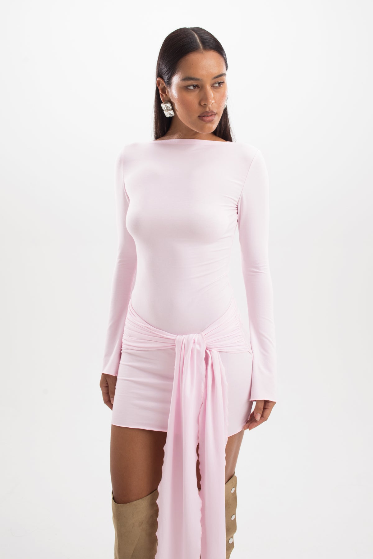 Sabine Dress - Petal Pink