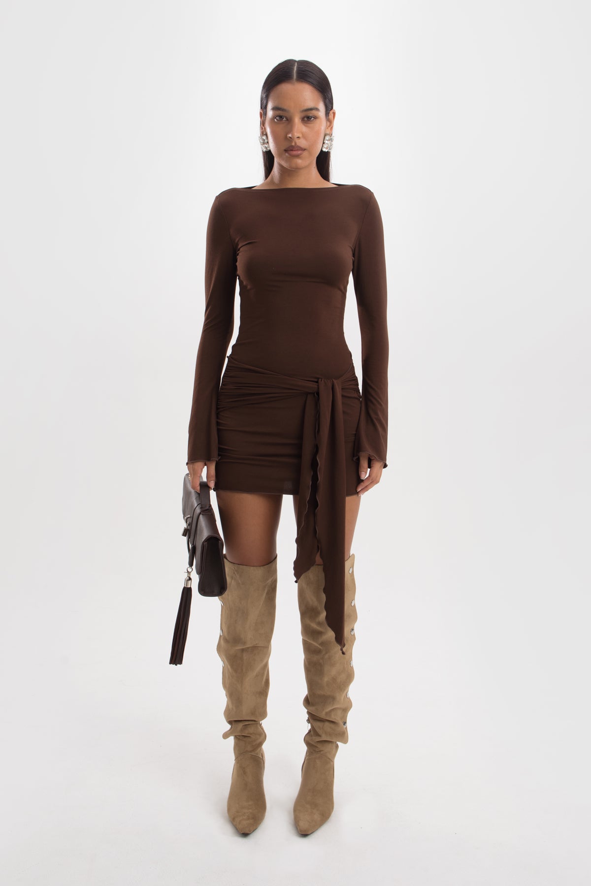 Sabine Dress - Cocoa