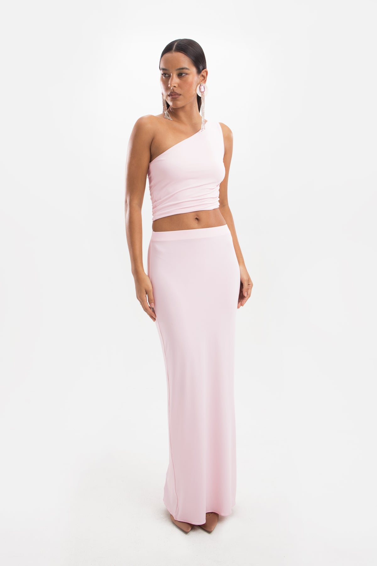 City Maxi Skirt - Petal Pink