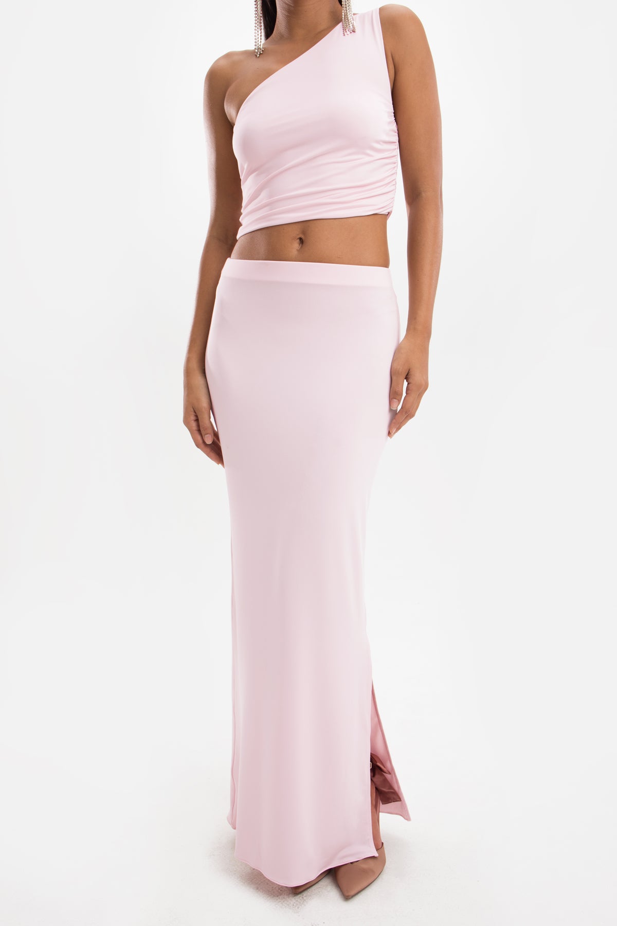 City Maxi Skirt - Petal Pink