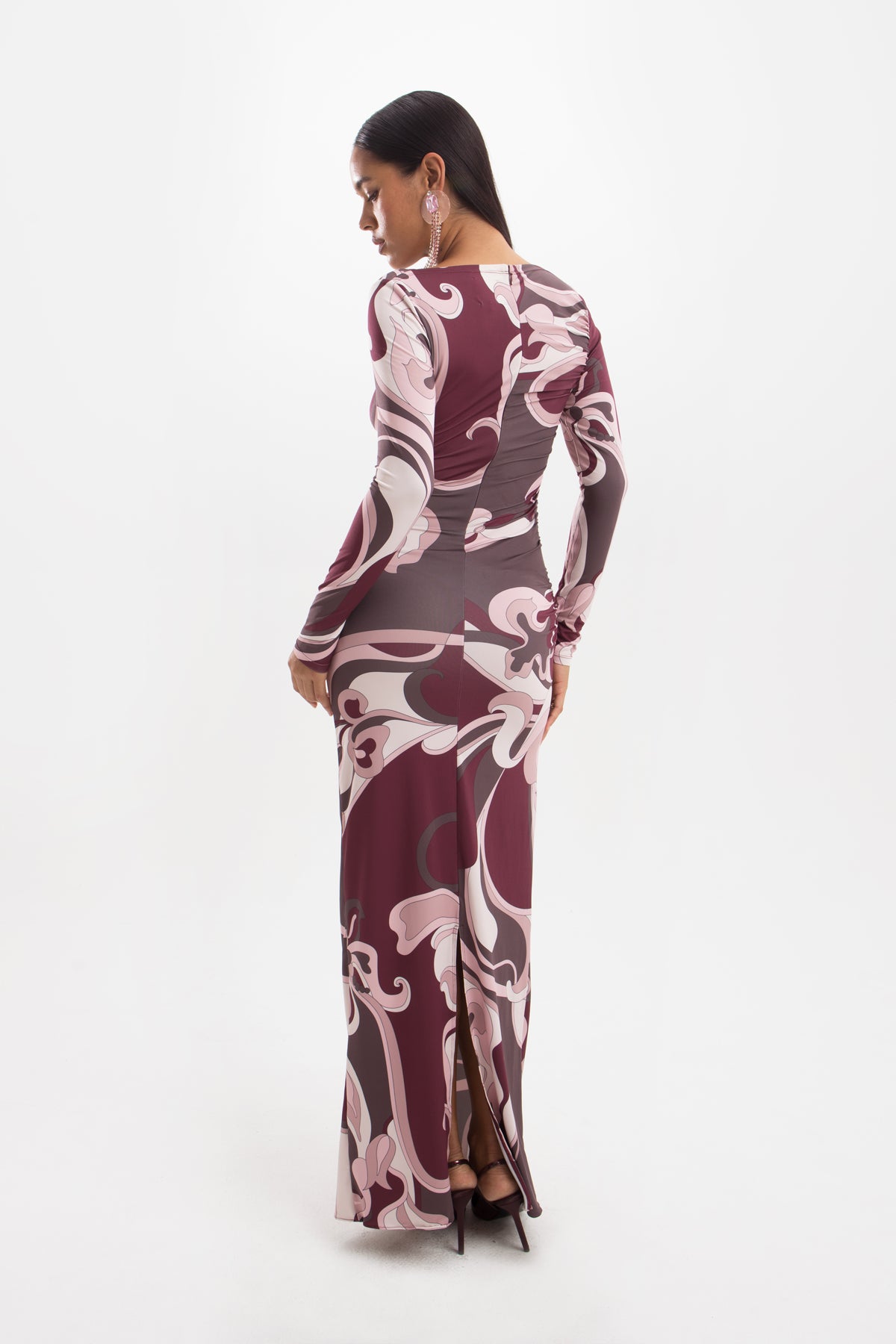 Empress Maxi Dress - Bordeaux
