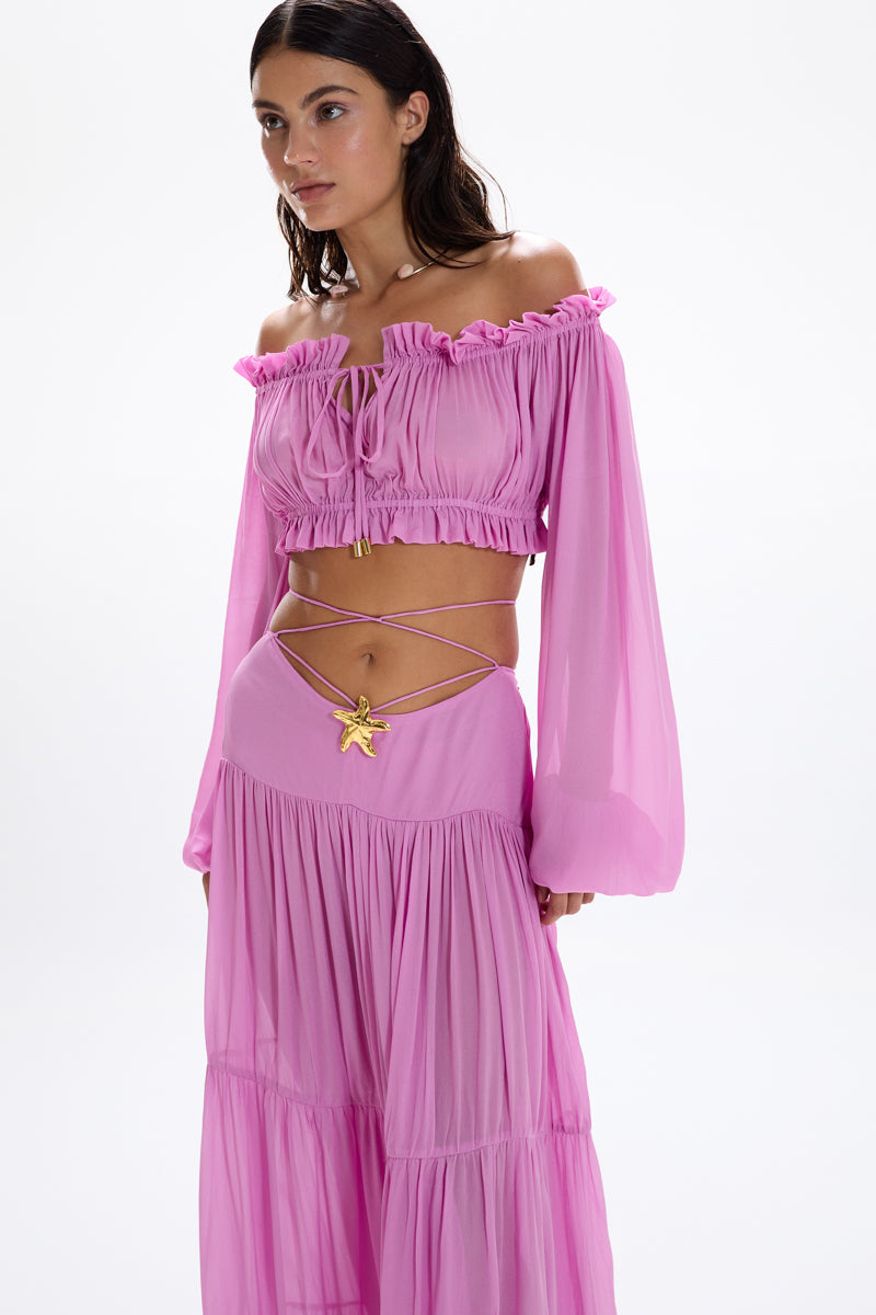 Song' Seastar Skirt - Dahlia