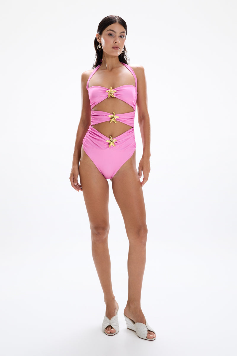 'Diamond' Seastar Swimsuit - Dahlia