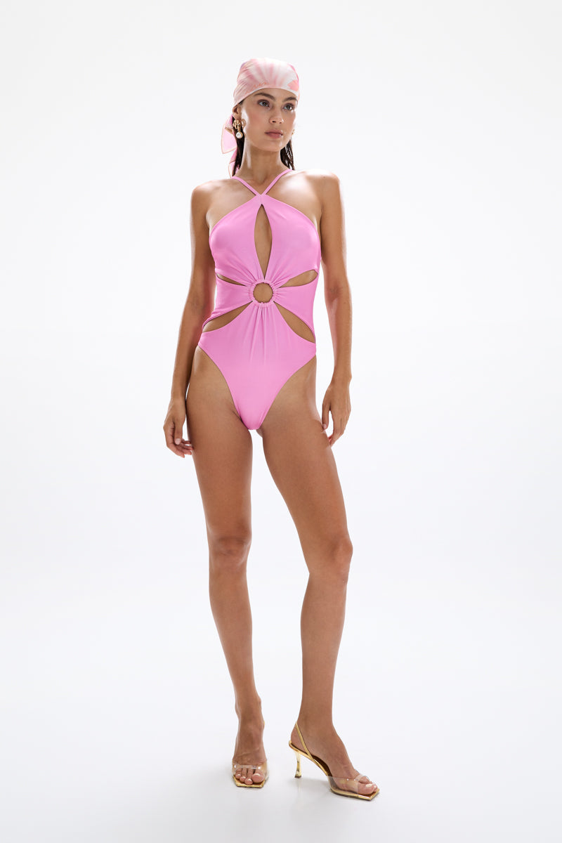 'Harp' Swimsuit - Dahlia