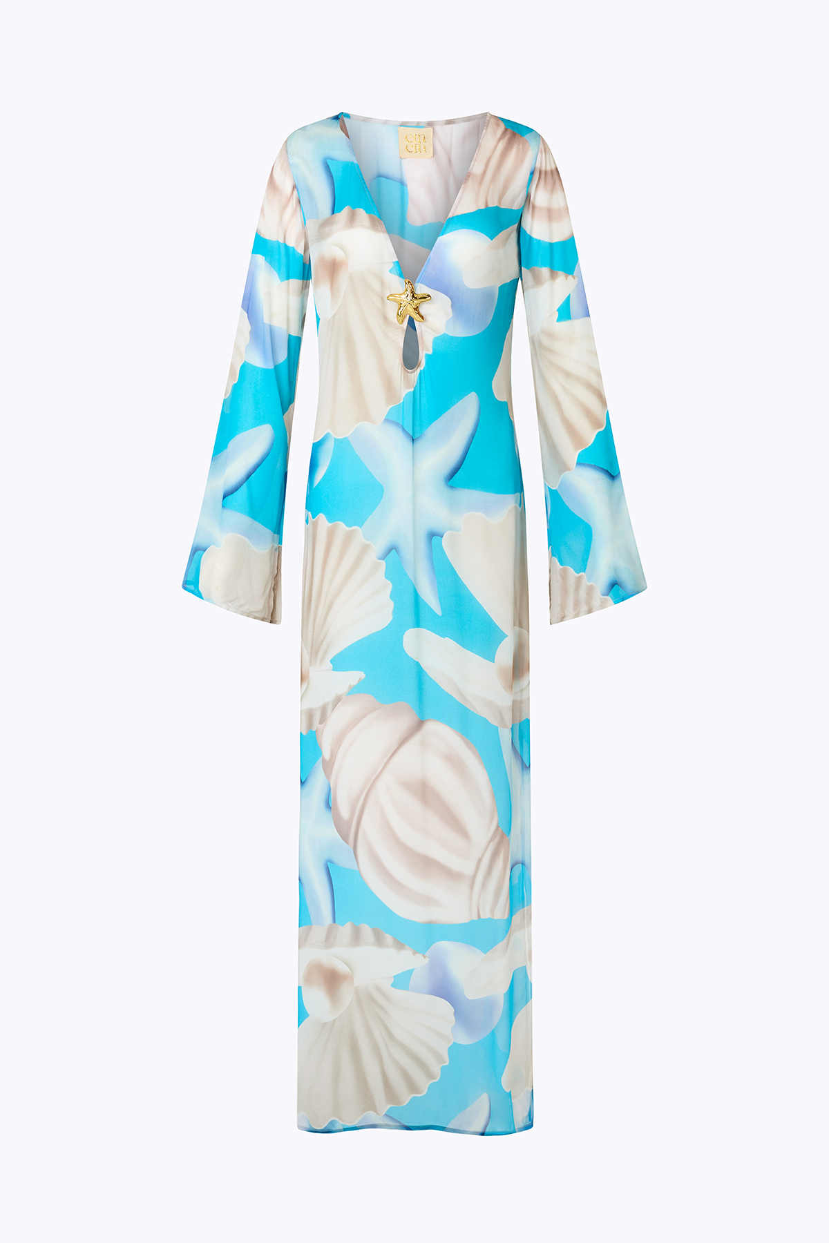 Hotline' Seastar Maxi Dress - Tahiti Blue