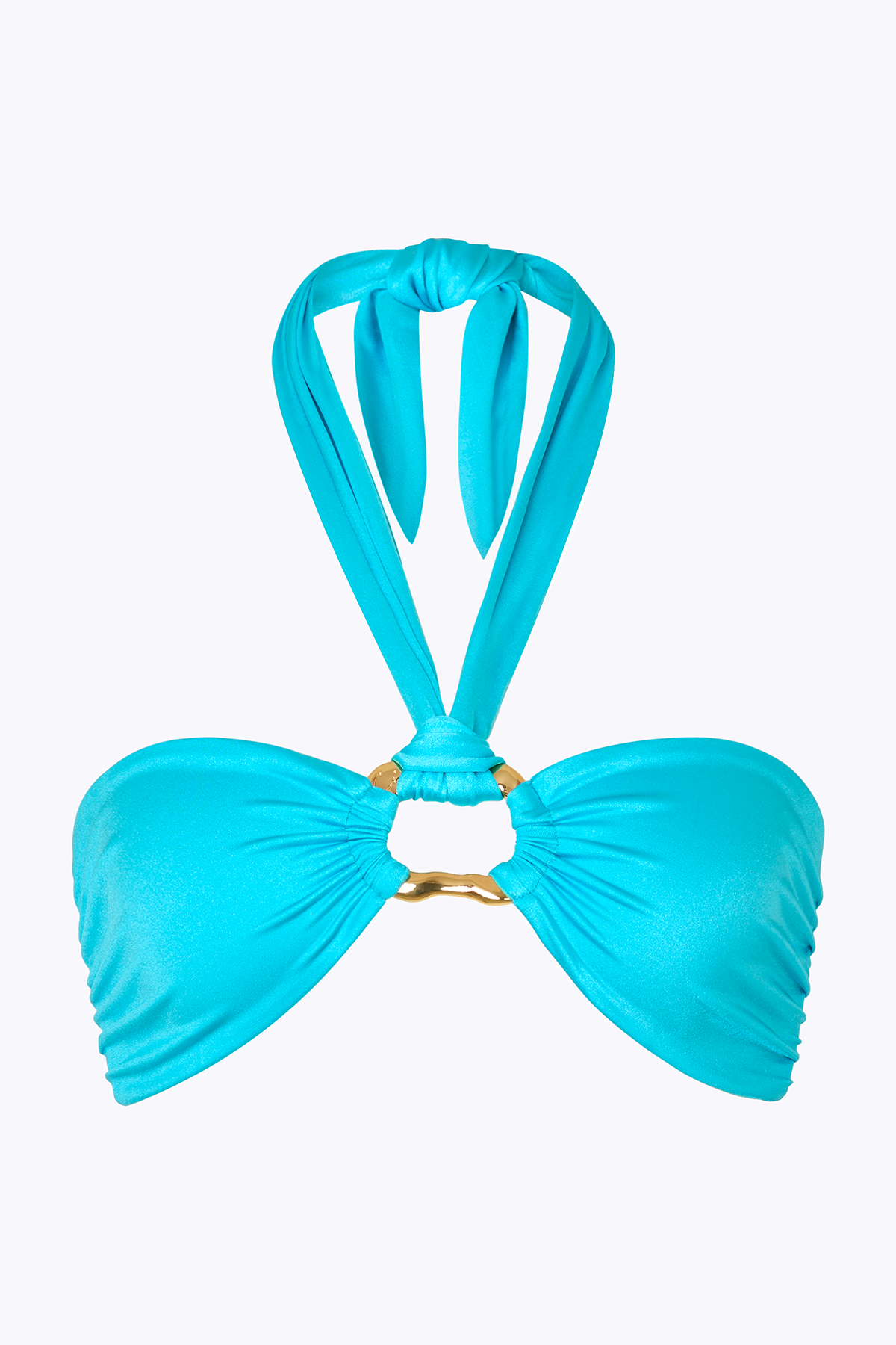 'Locket' Bandeau Top - Aquamarine