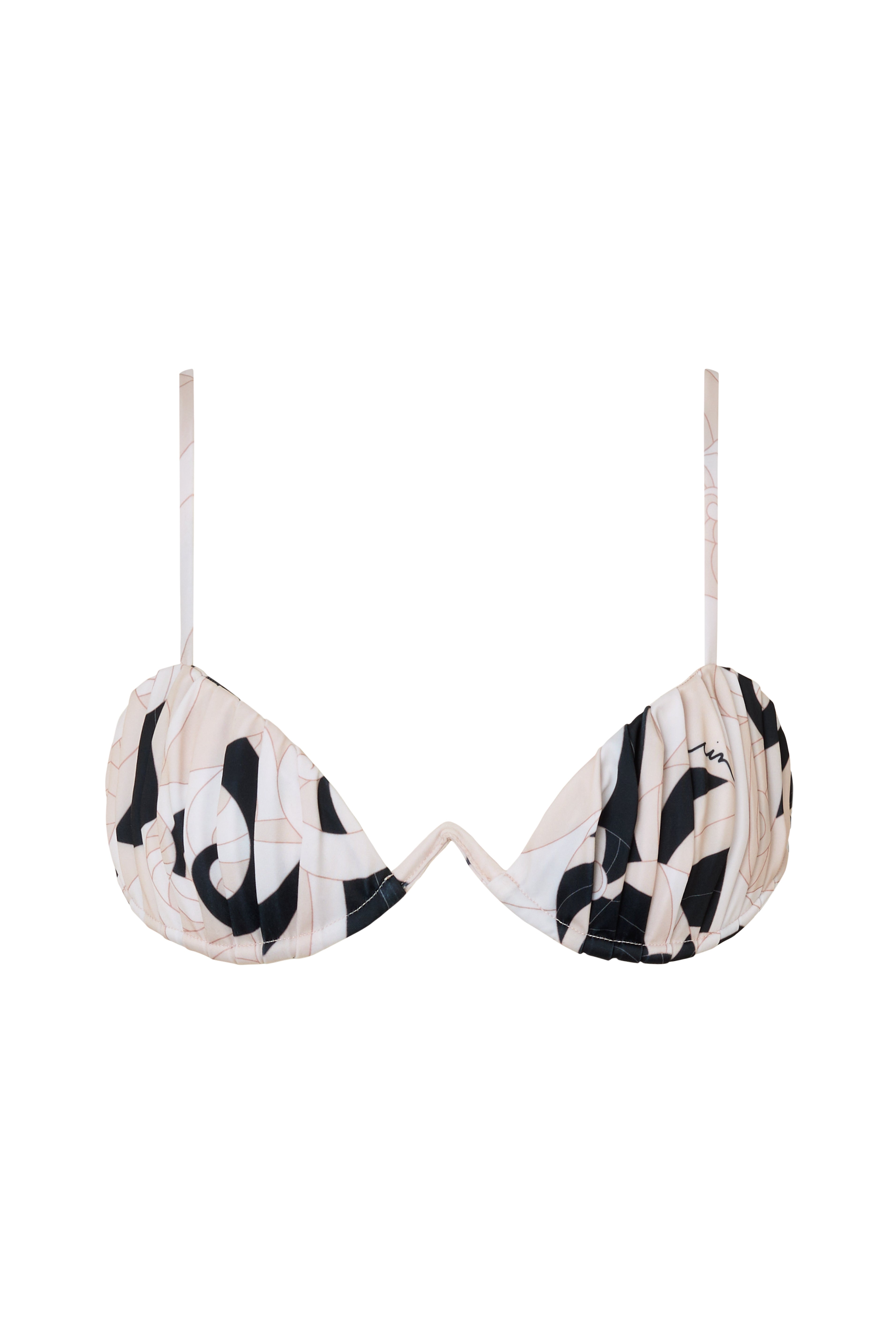 Oyster Bra Bikini Top - Nautilus