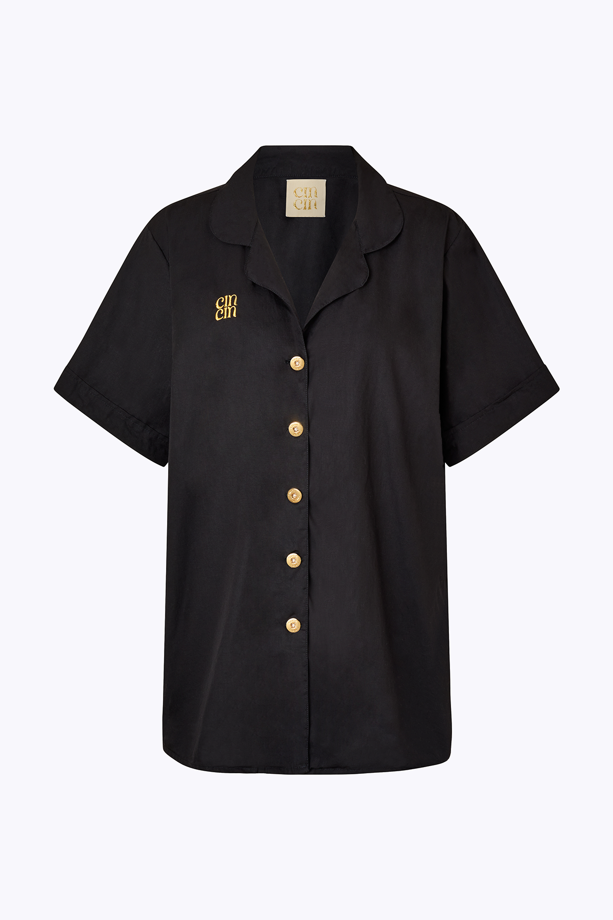 'Troppo' Bowling Shirt - Black