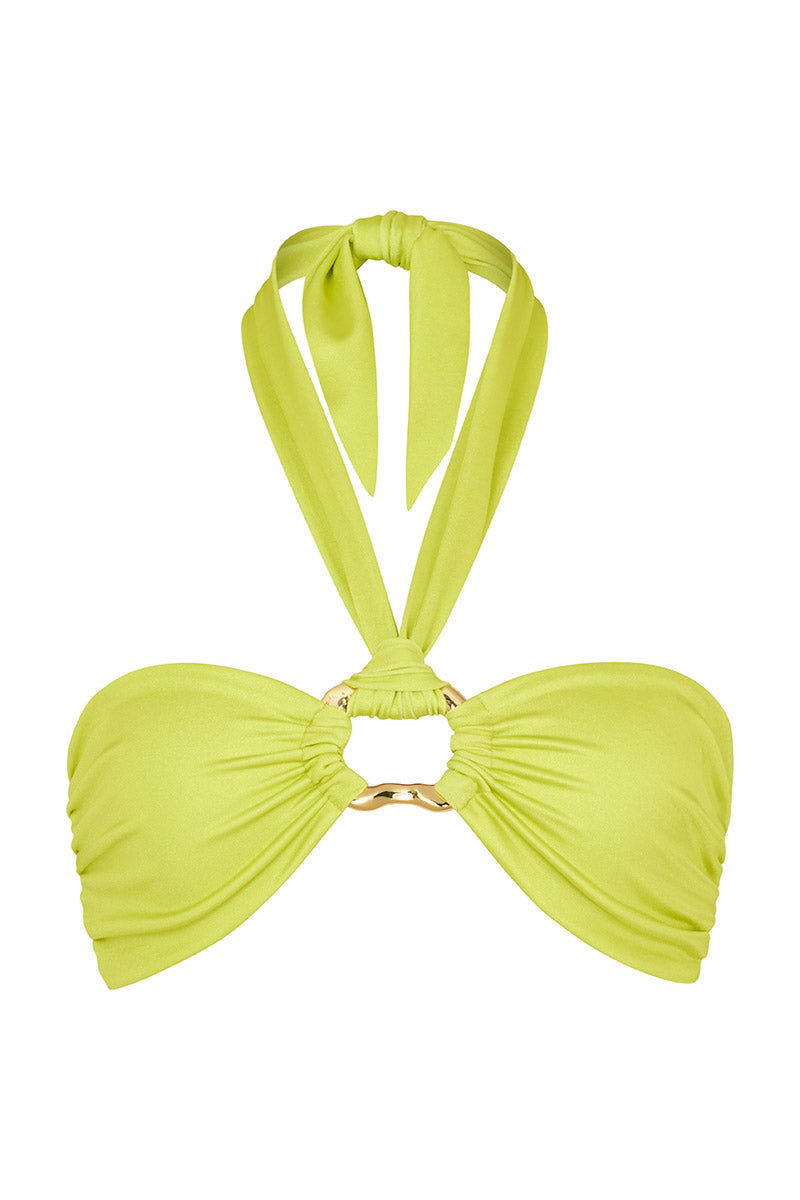 'Locket' Bandeau Top - Citrus