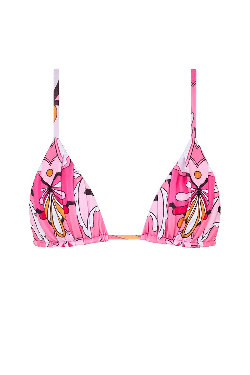 Era Ruched Tri Top - Boheme Pink