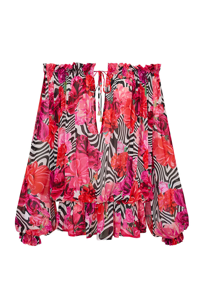 'Gypset' Dress - Flamenco Stripe