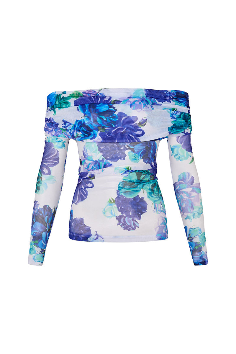 'Loop' Top - Flamenco Blue