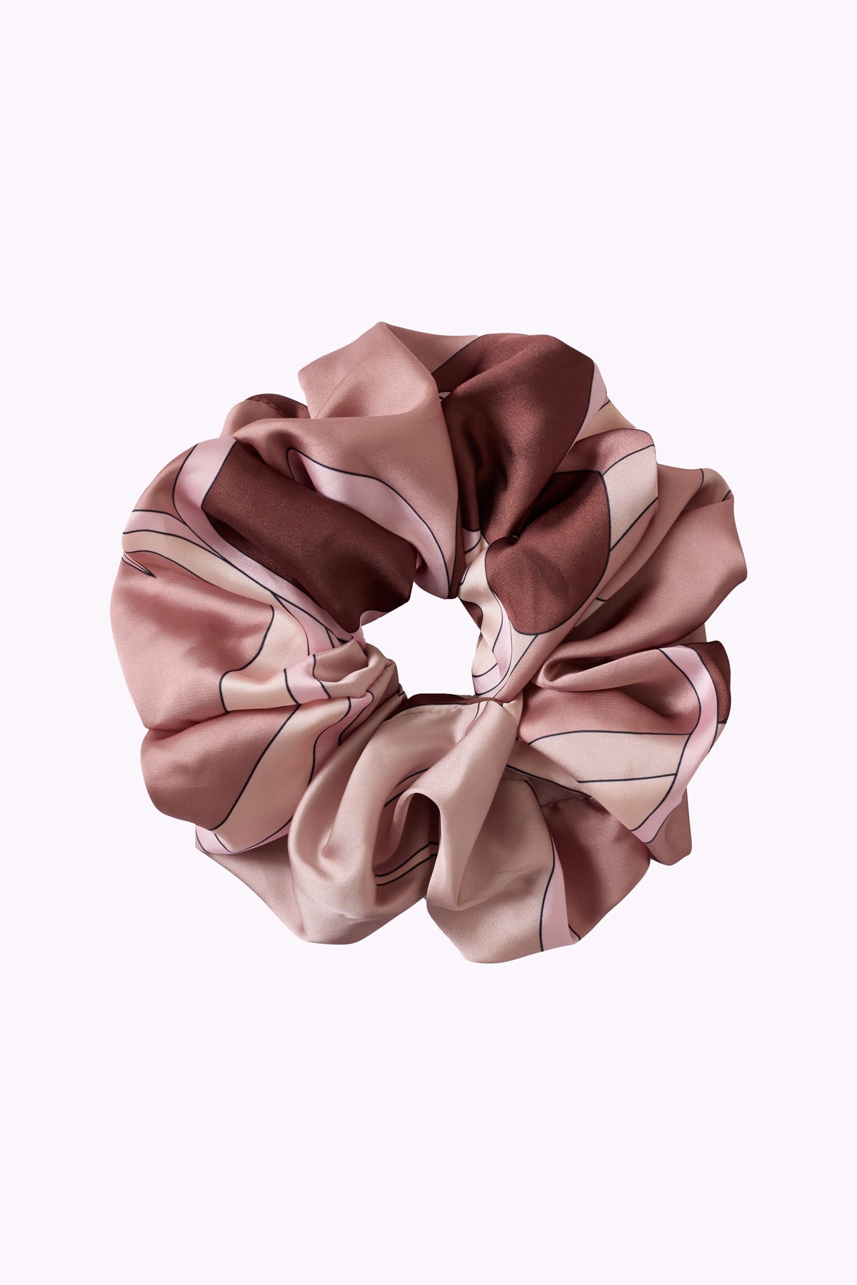 Silky Scrunchie - Deco Mocha