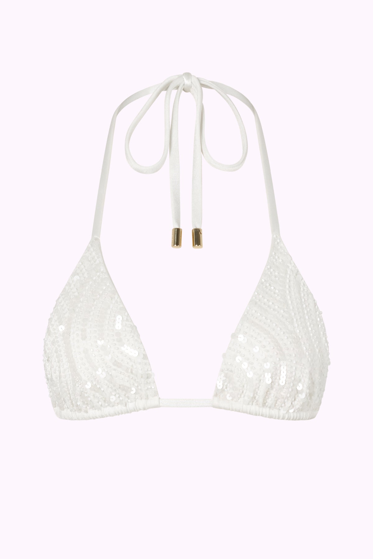Koi Embellished Bikini Top - Snow