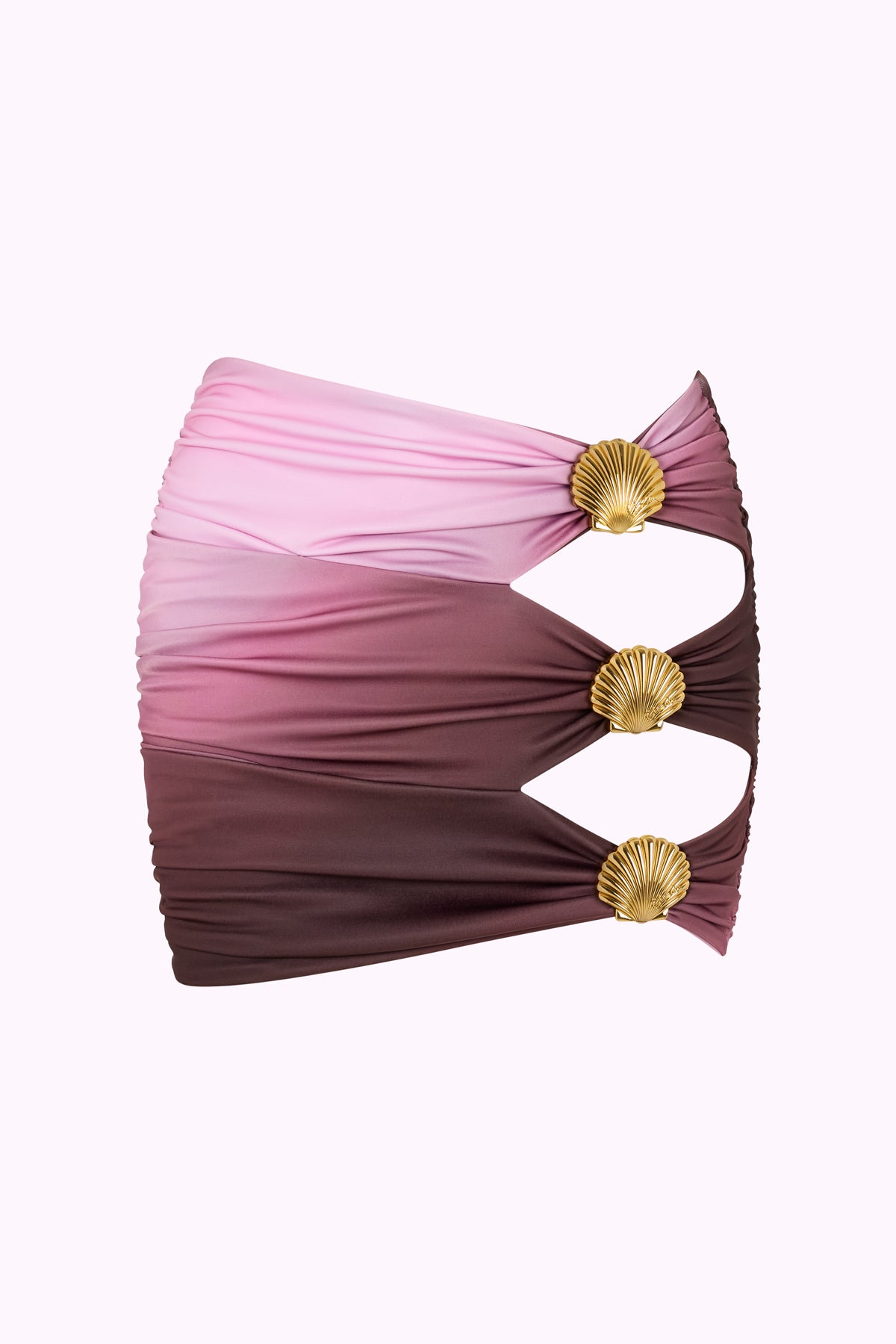 Coupe Seashell Mini Skirt - Eclair