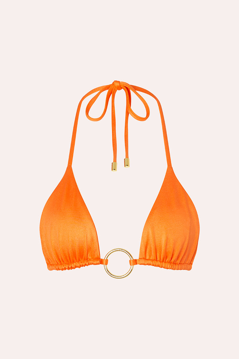 'Isle' Hoop Halter - Orange