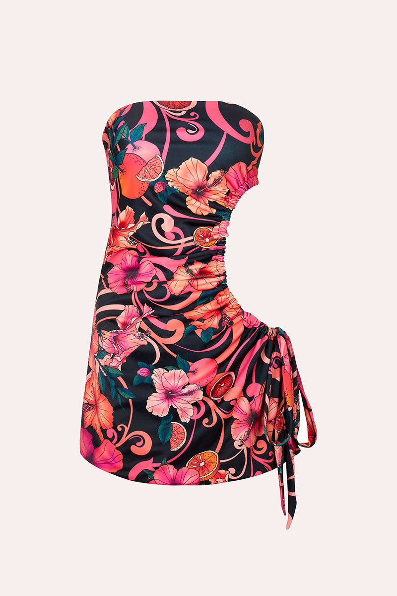 'Ace' Cut Out Mini Dress - Hibiscus Pink
