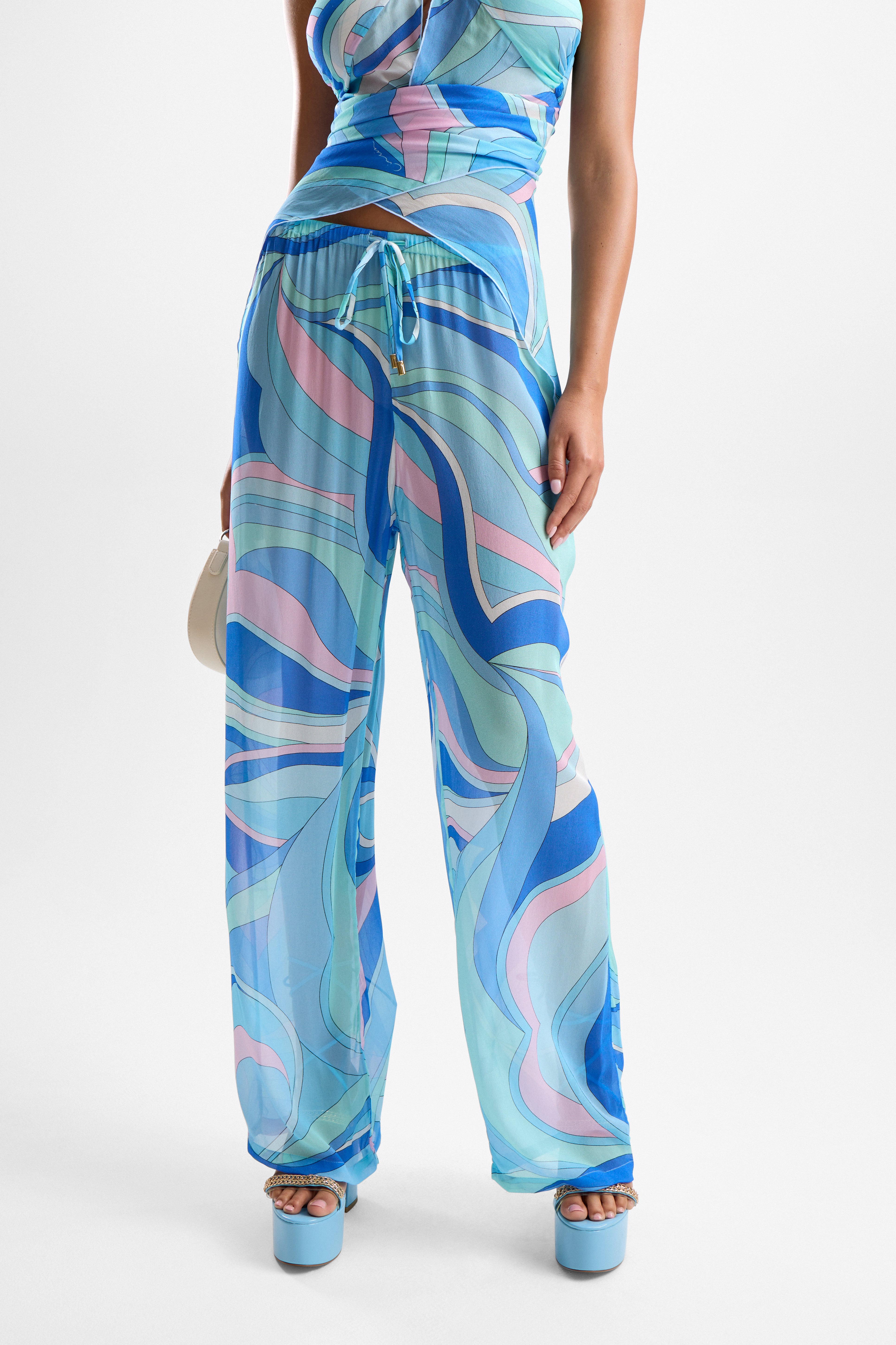 'Oasis' Pants - Dolce Blue