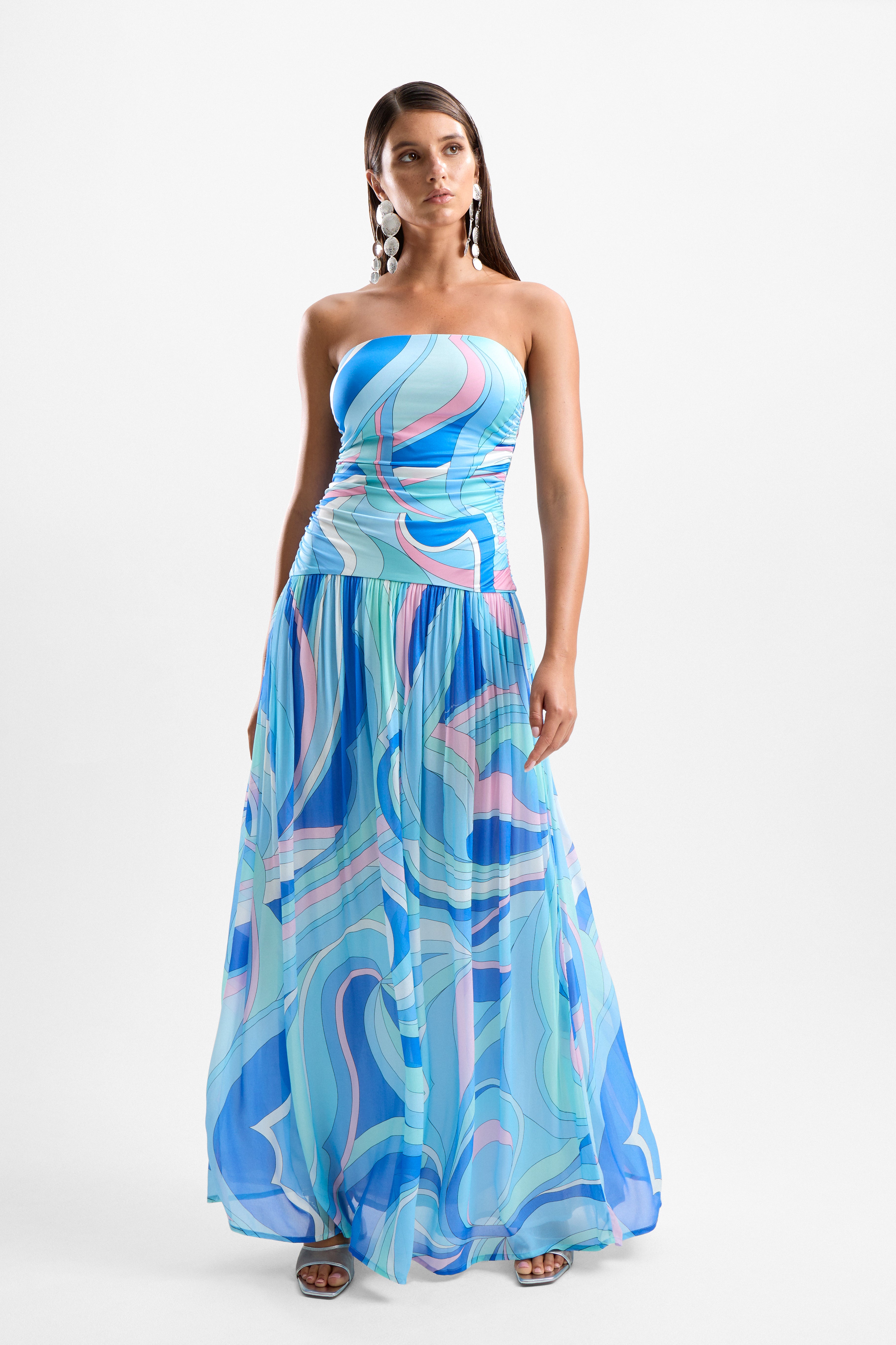 'Mode' Maxi Dress - Dolce Blue