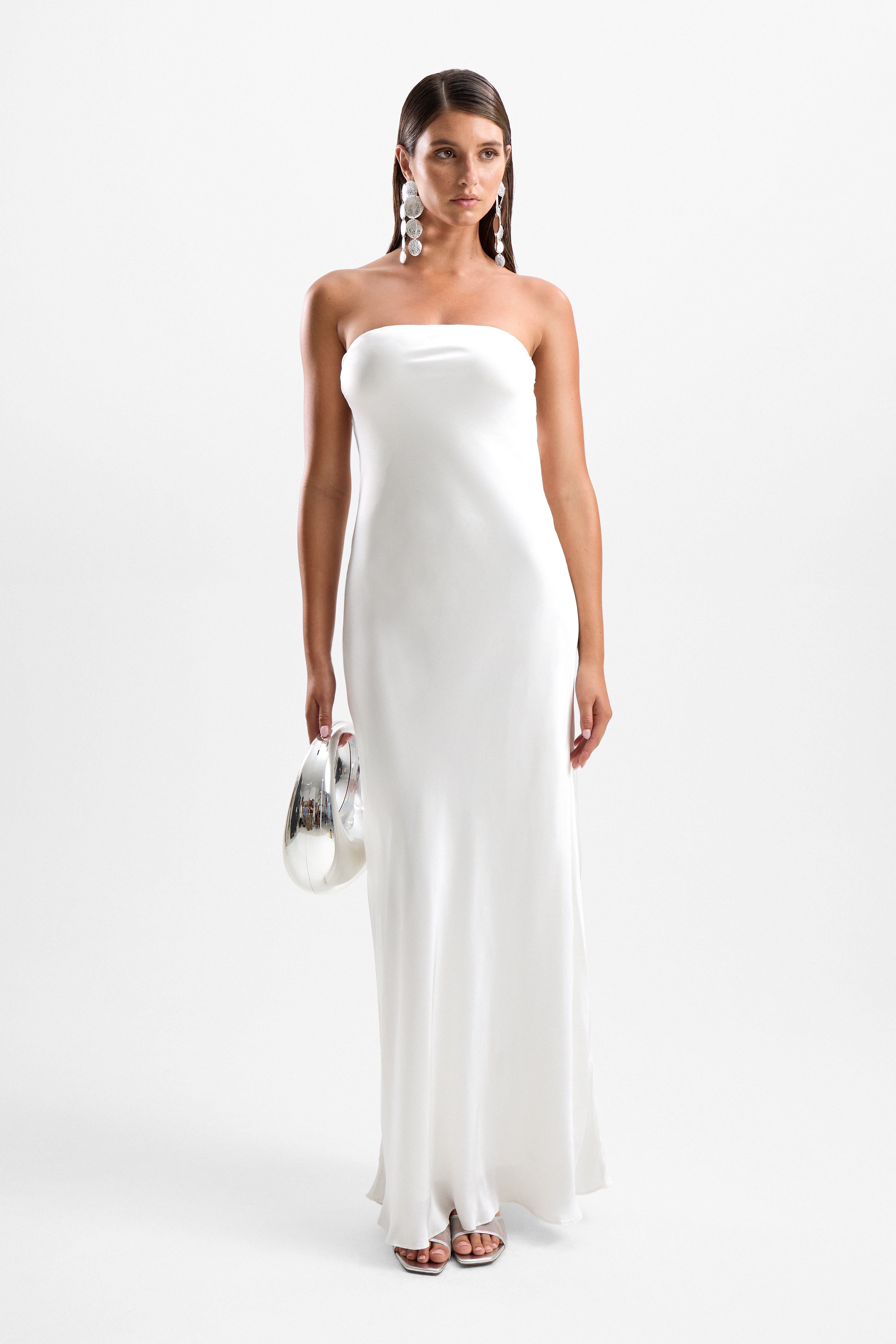 'Duchess' Maxi Dress - Pearl