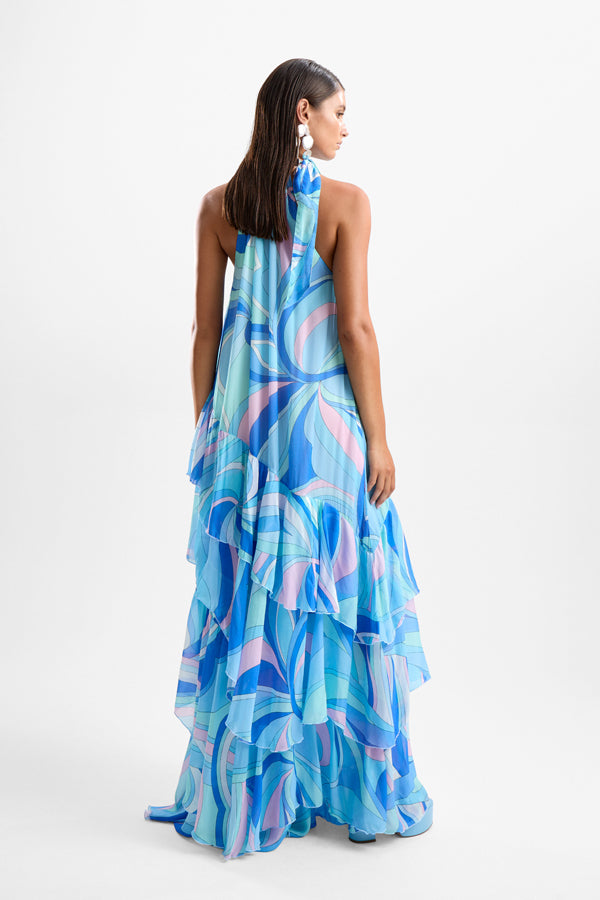 Flora Maxi Dress - Dolce Blue