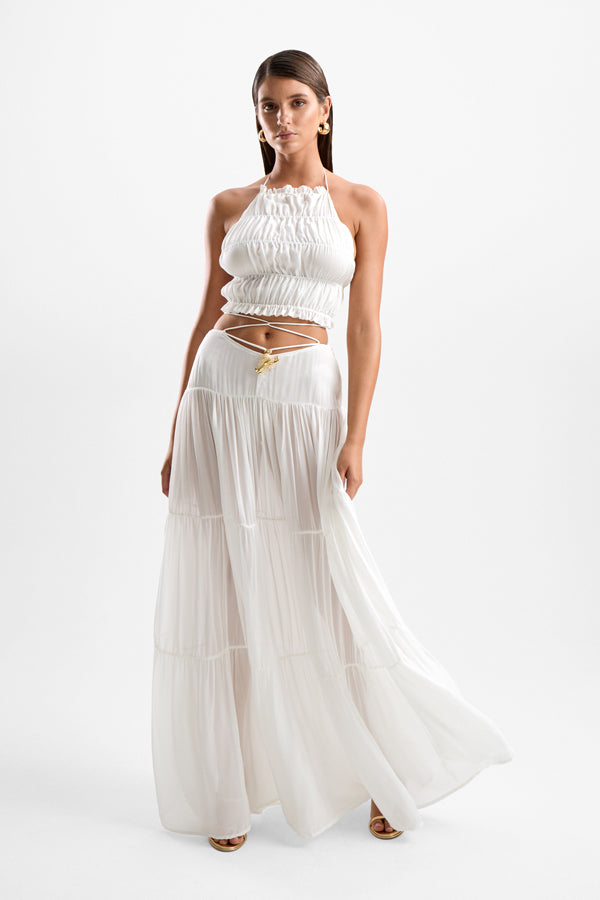 'Song' Lobster Skirt - Pearl