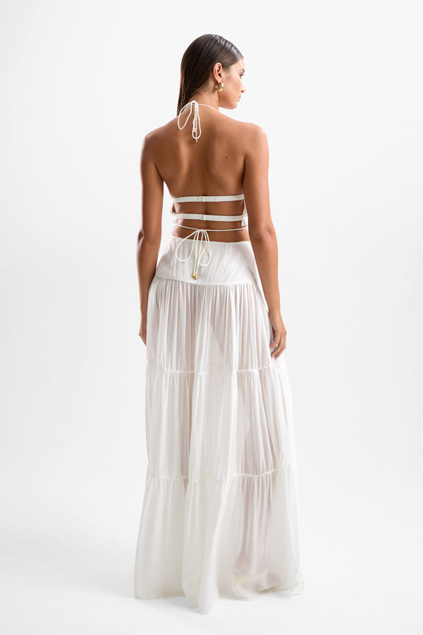 'Song' Lobster Skirt - Pearl