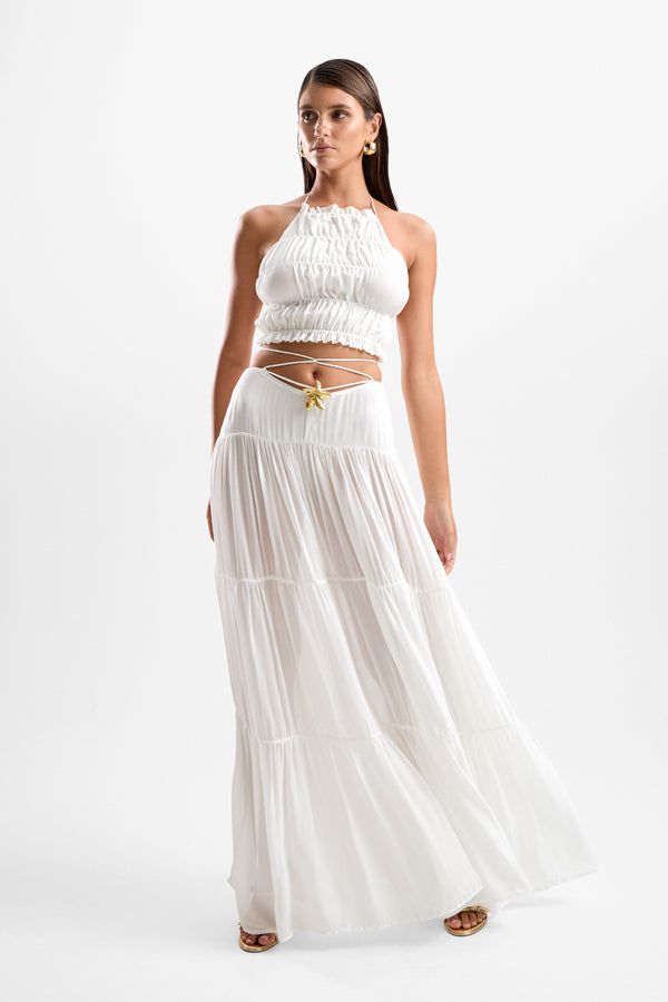 'Song' Lobster Skirt - Pearl