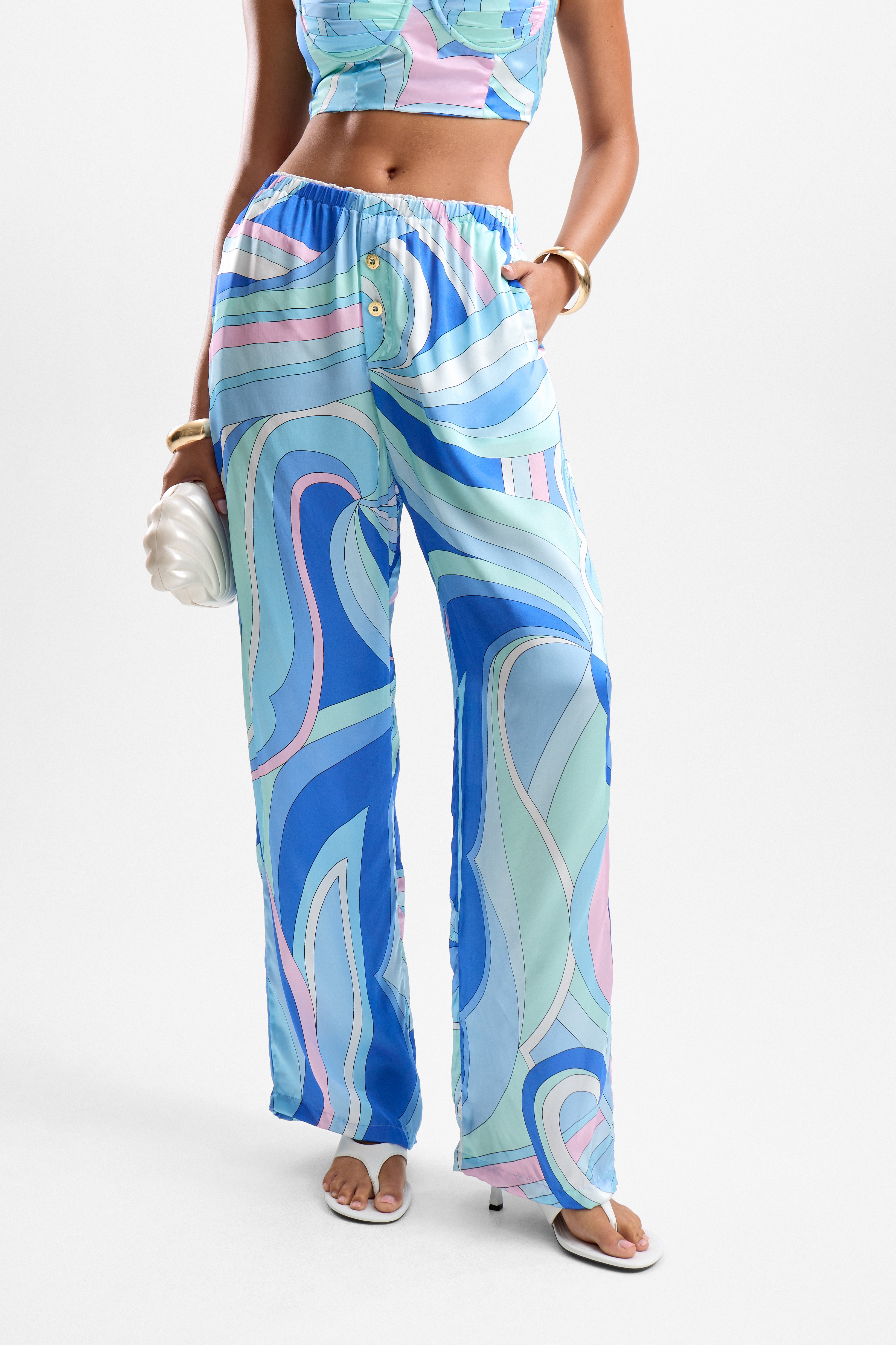 'Chance' Pants - Dolce Blue