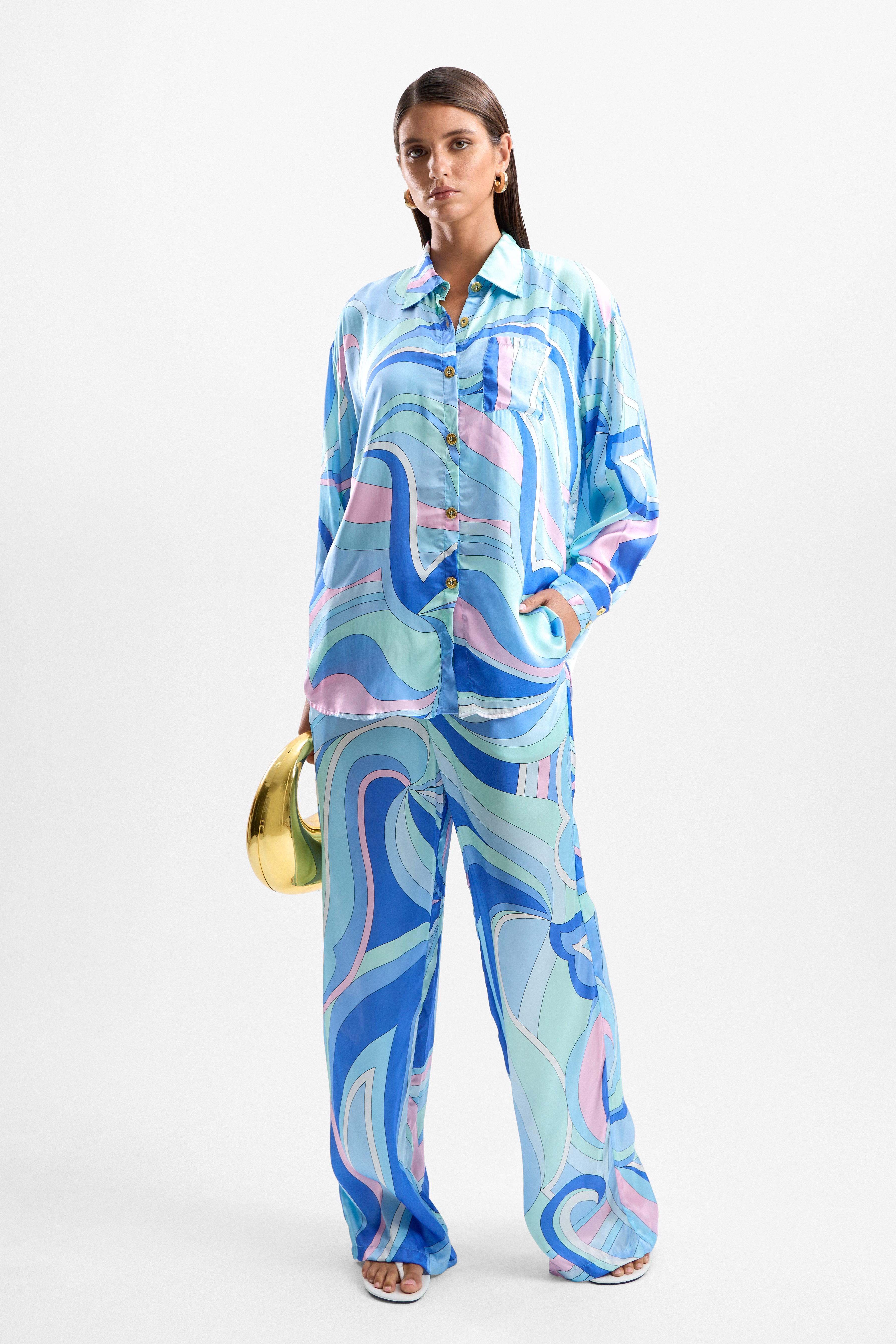 'Chance' Pants - Dolce Blue