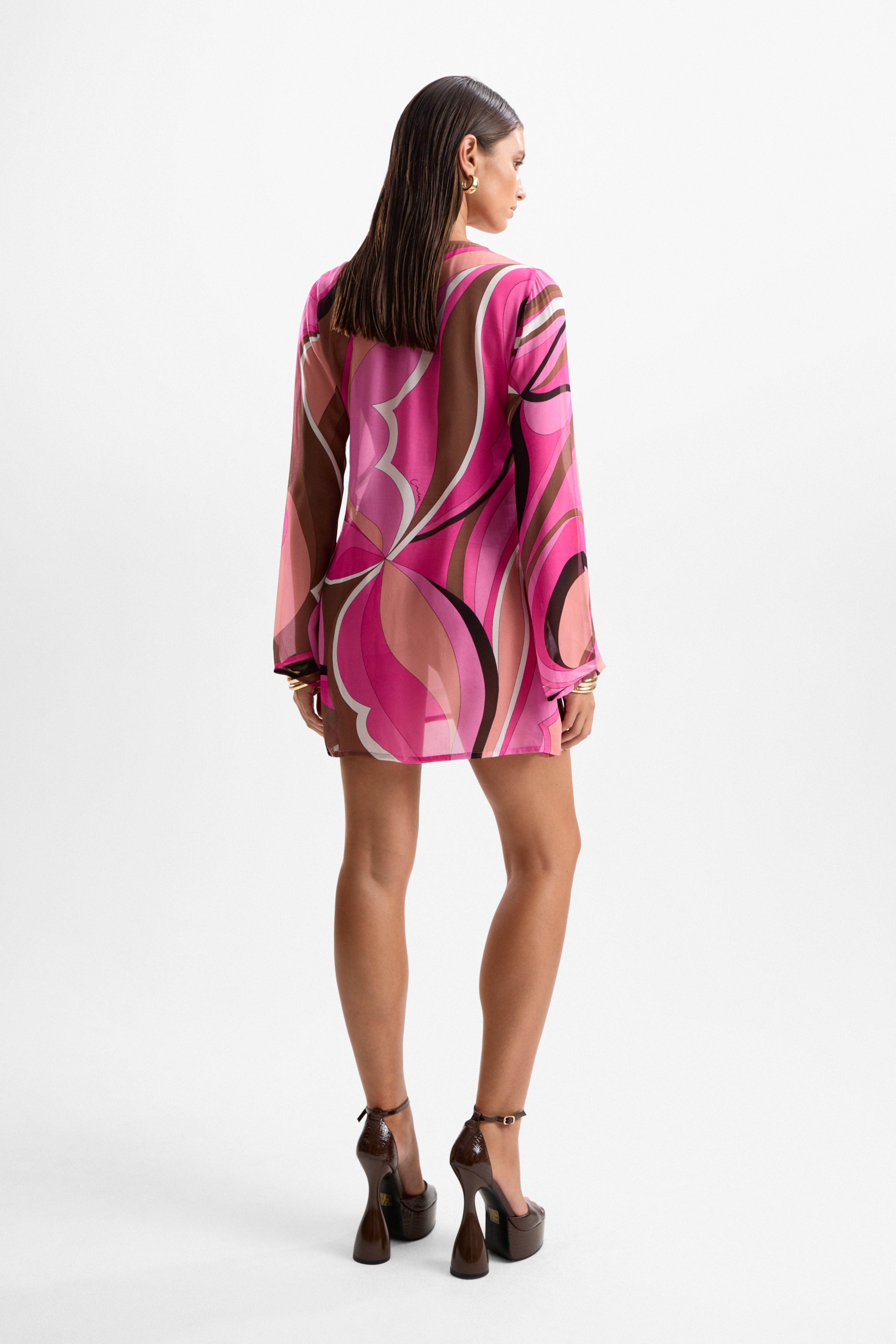 'Lulu' Lobster Dress - Dolce Pink