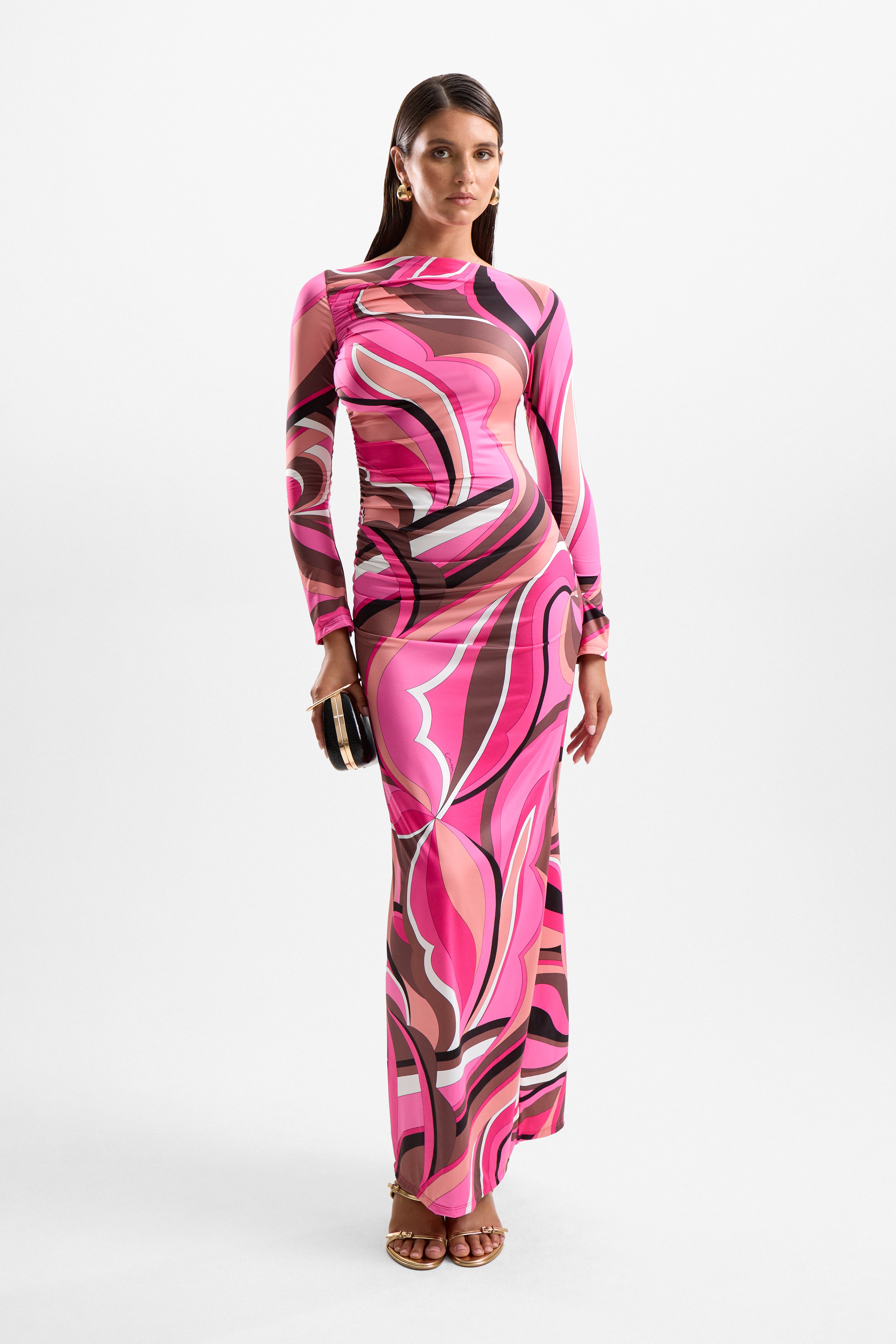 'Empress' Maxi Dress - Dolce Pink