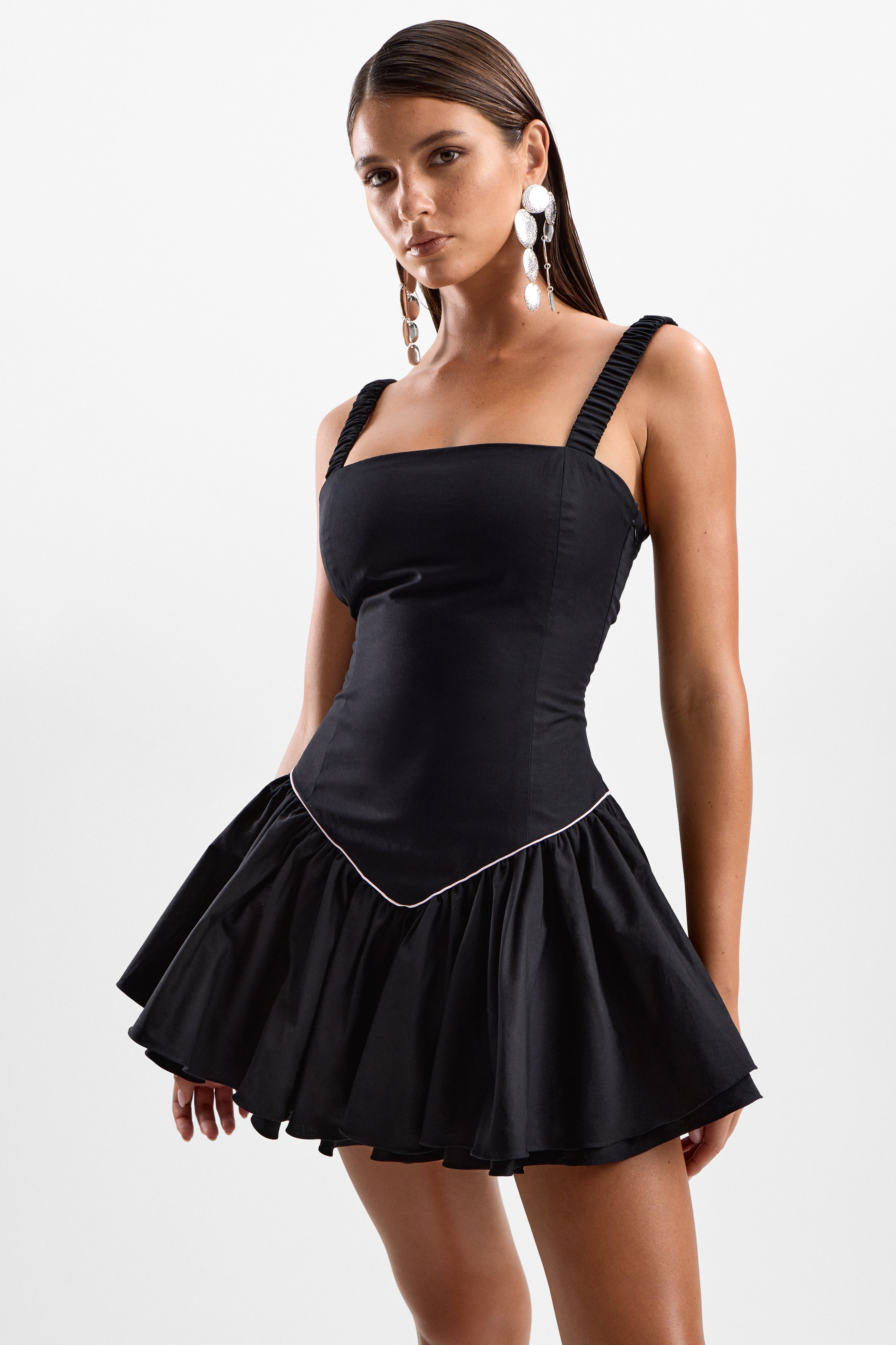'Juliette' Mini Dress - Black