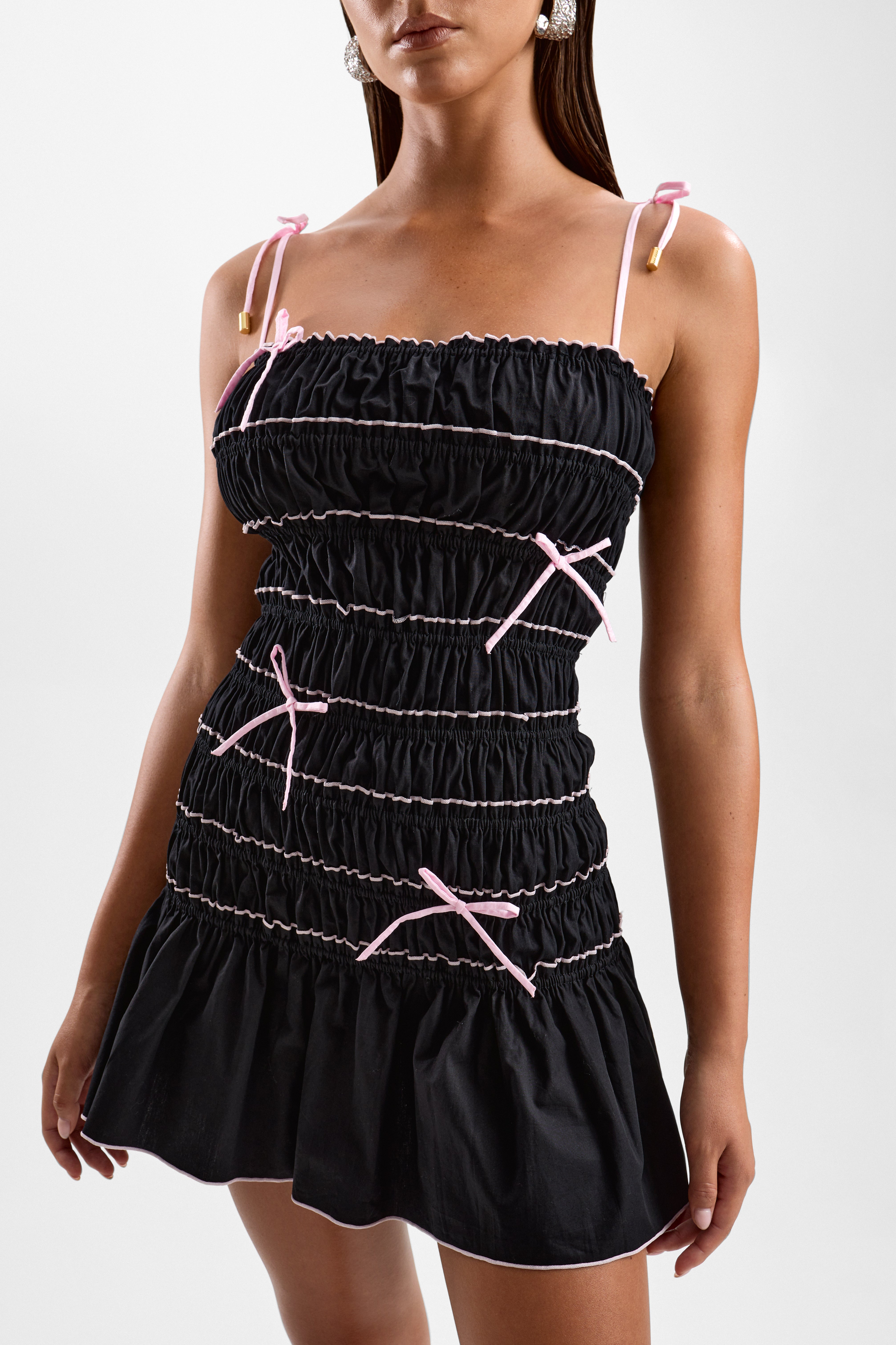 'Femme' Mini Dress - Black