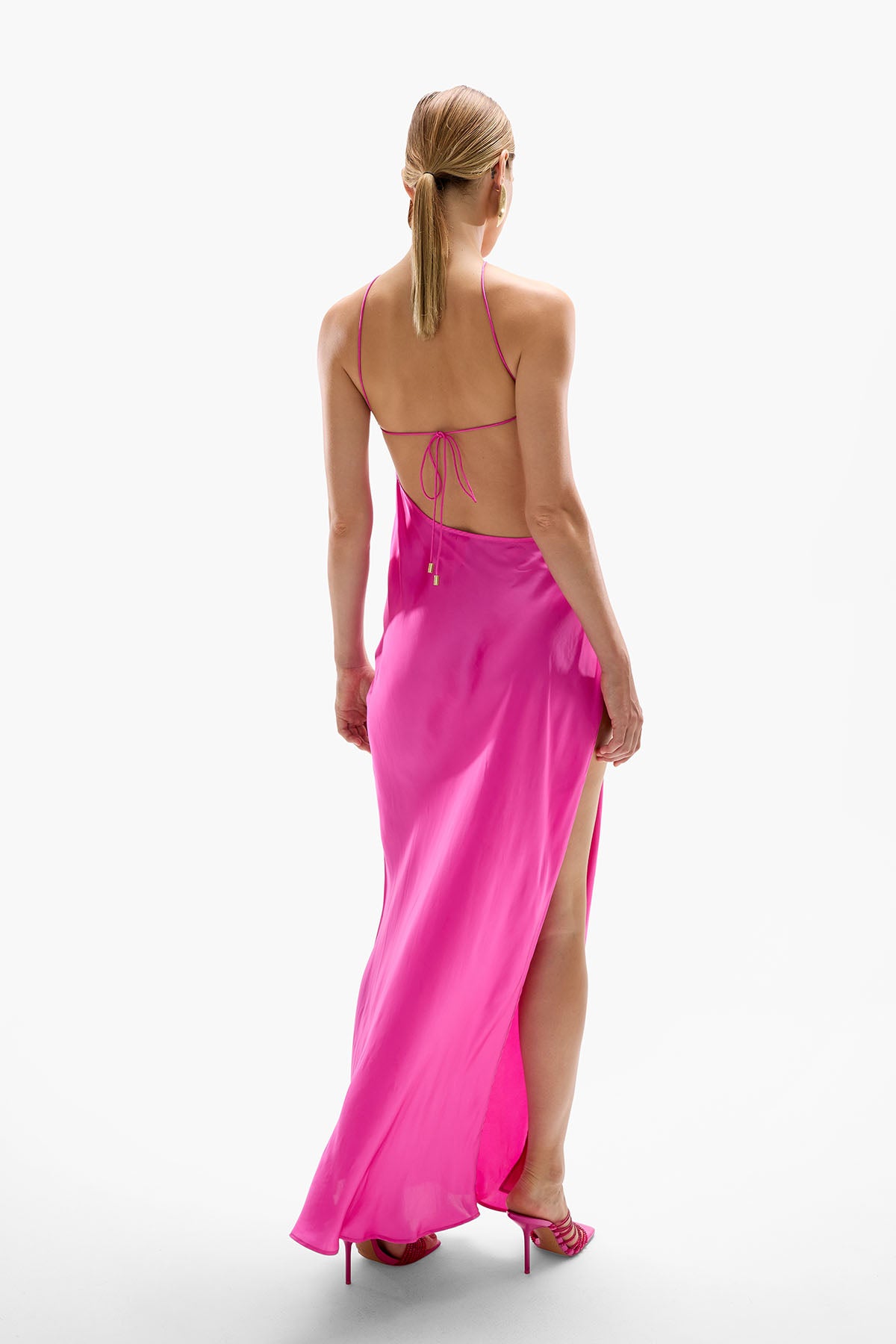 'Villa' Orchid Maxi Dress - Fuchsia