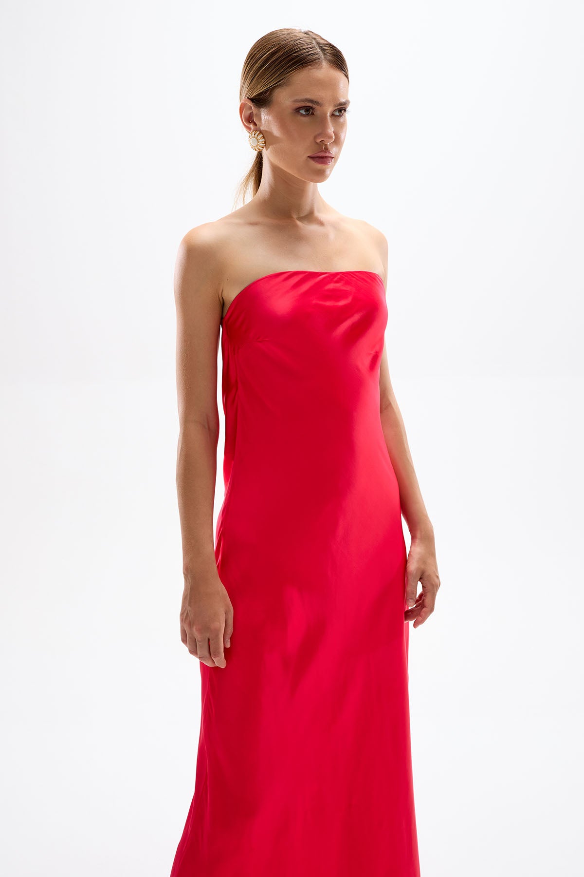 'Duchess' Maxi Dress - Cherry