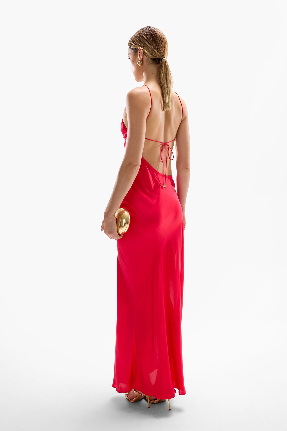 'Villa' Orchid Maxi Dress - Cherry