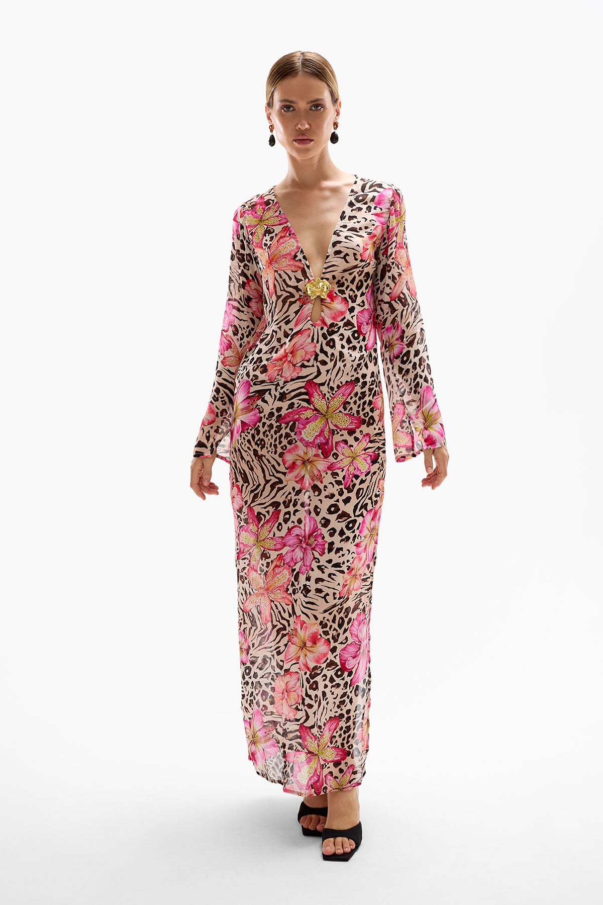'Hotline' Orchid Maxi Dress - Safaria