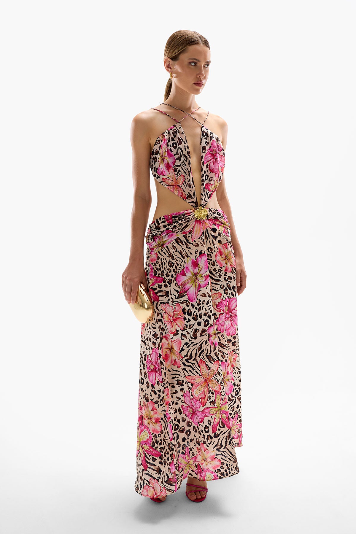 'Ivy' Orchid Maxi Dress - Safaria