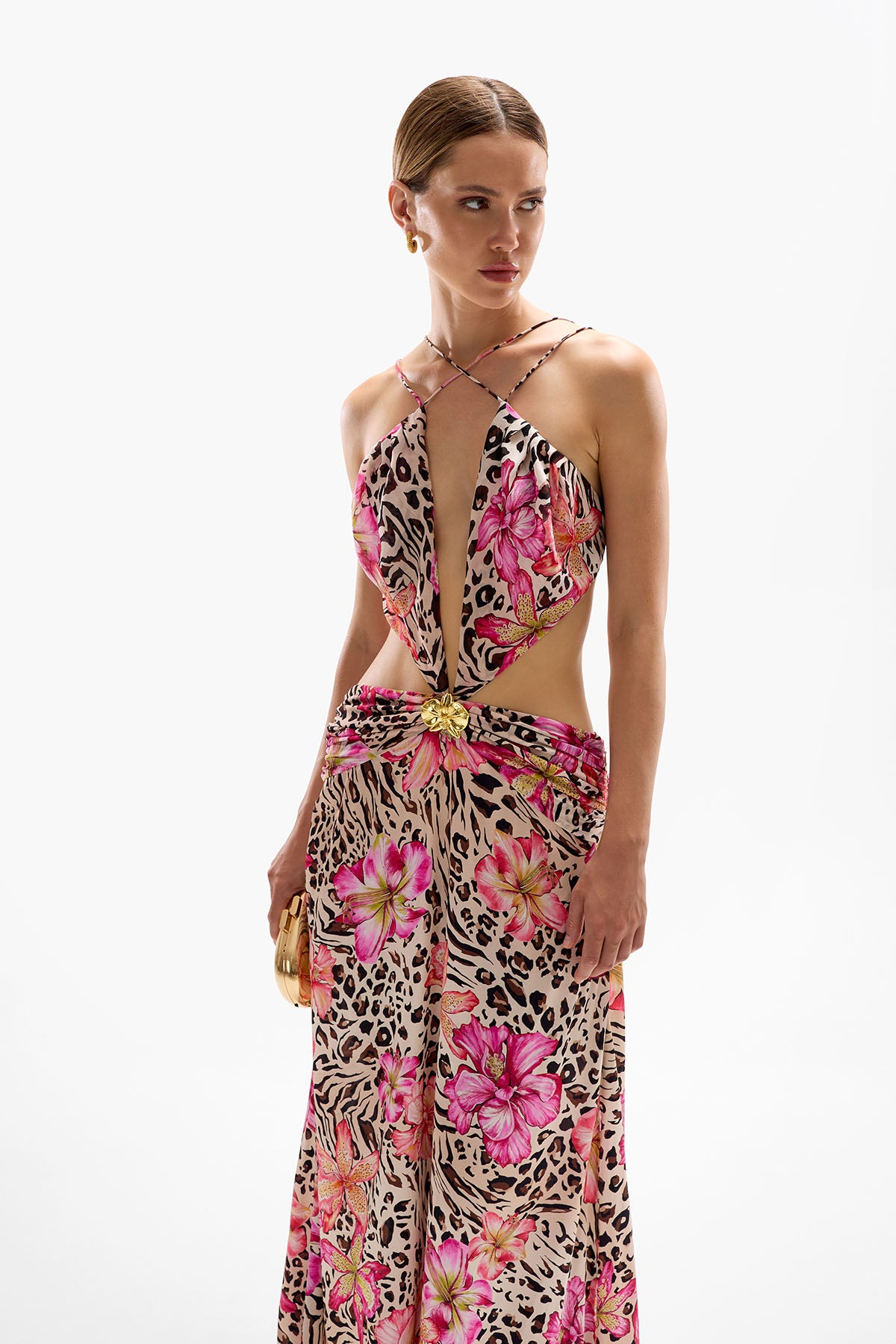 'Ivy' Orchid Maxi Dress - Safaria