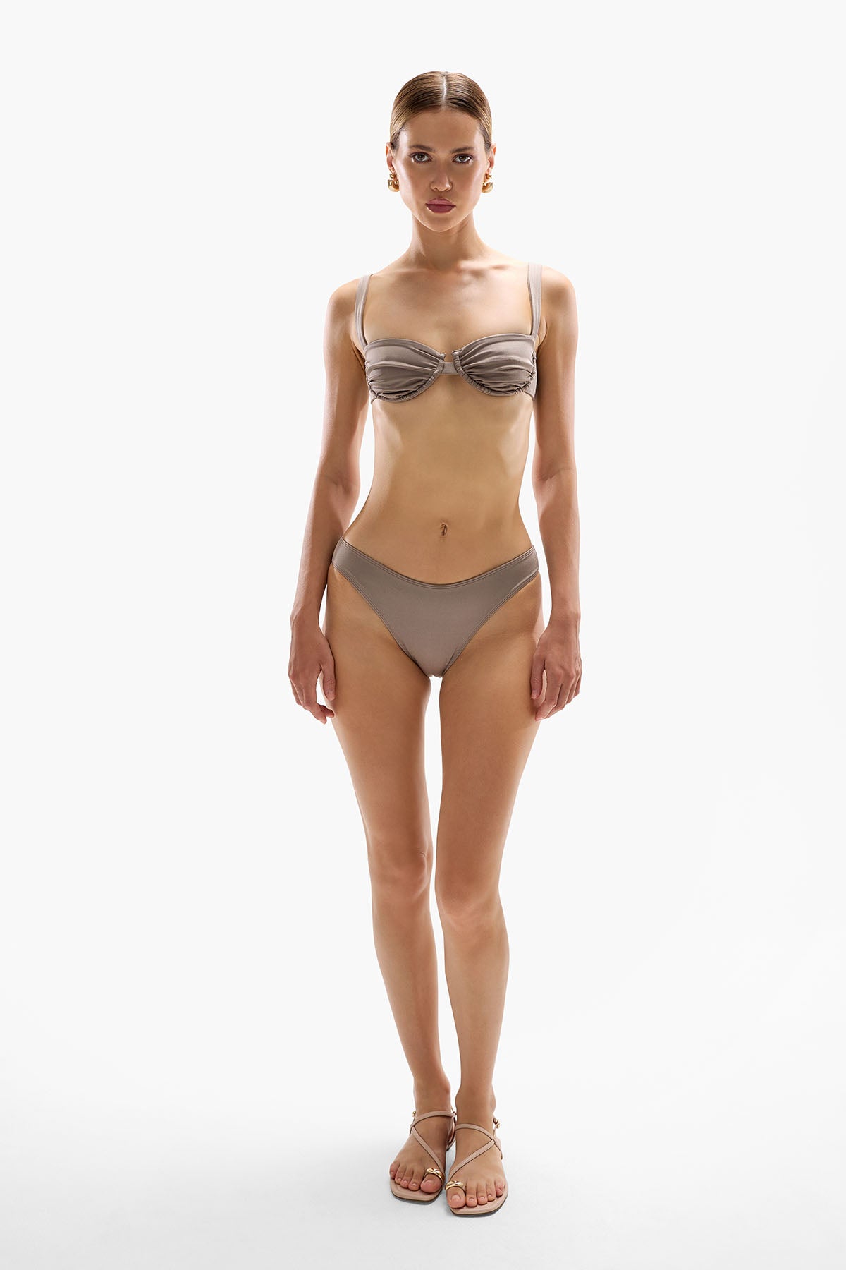 'Avenue' Classic Bottoms - Latte